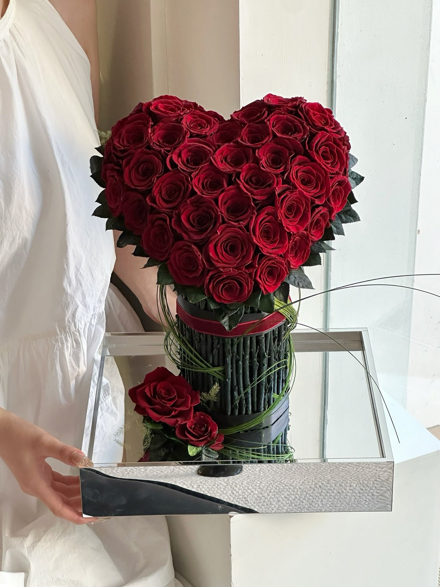 Eternal Rose Gift Box Real Flower Eternal Flower Luxury Birthday Gift Wedding Proposal Anniversary Gift Valentine's Day Gift Mother's Day Gift