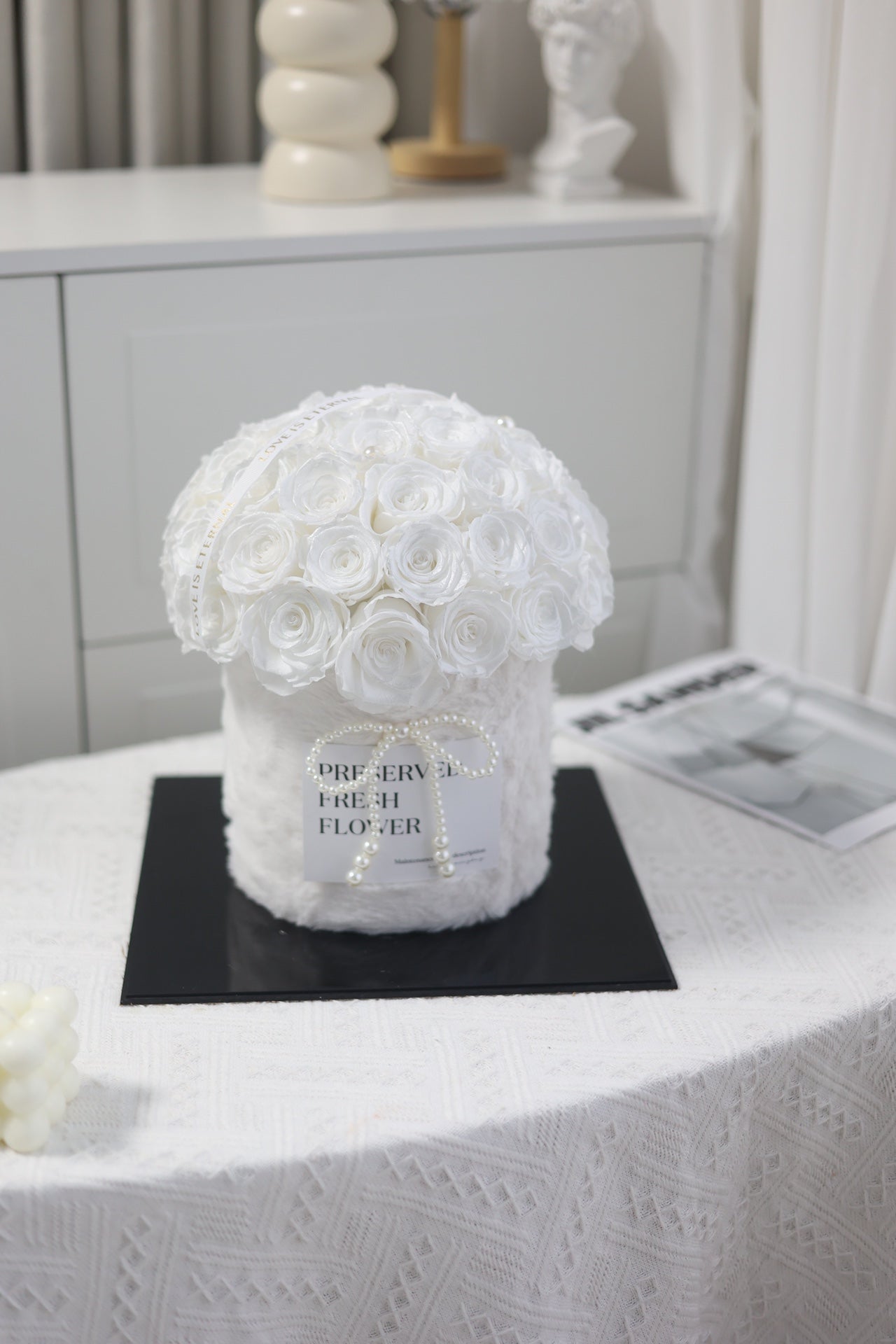 Eternal Rose Gift Box Real Flower Eternal Flower Luxury Birthday Gift Wedding Proposal Anniversary Gift Valentine's Day Gift Mother's Day Gift