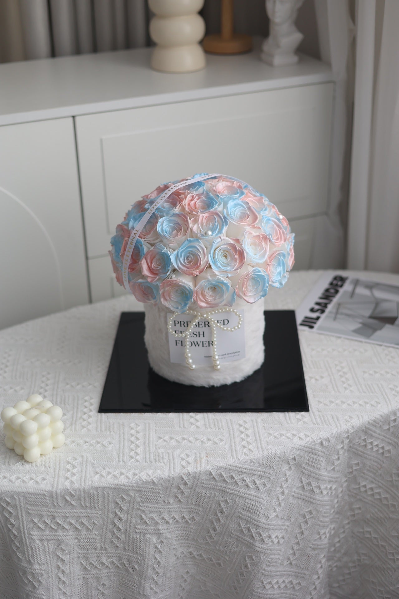 Eternal Rose Gift Box Real Flower Eternal Flower Luxury Birthday Gift Wedding Proposal Anniversary Gift Valentine's Day Gift Mother's Day Gift