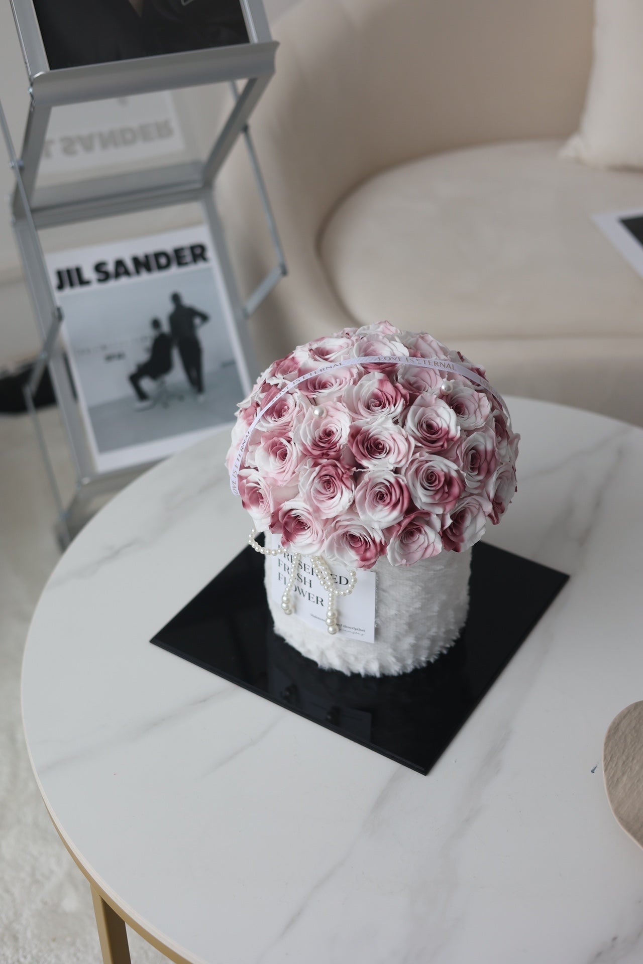 Eternal Rose Gift Box Real Flower Eternal Flower Luxury Birthday Gift Wedding Proposal Anniversary Gift Valentine's Day Gift Mother's Day Gift