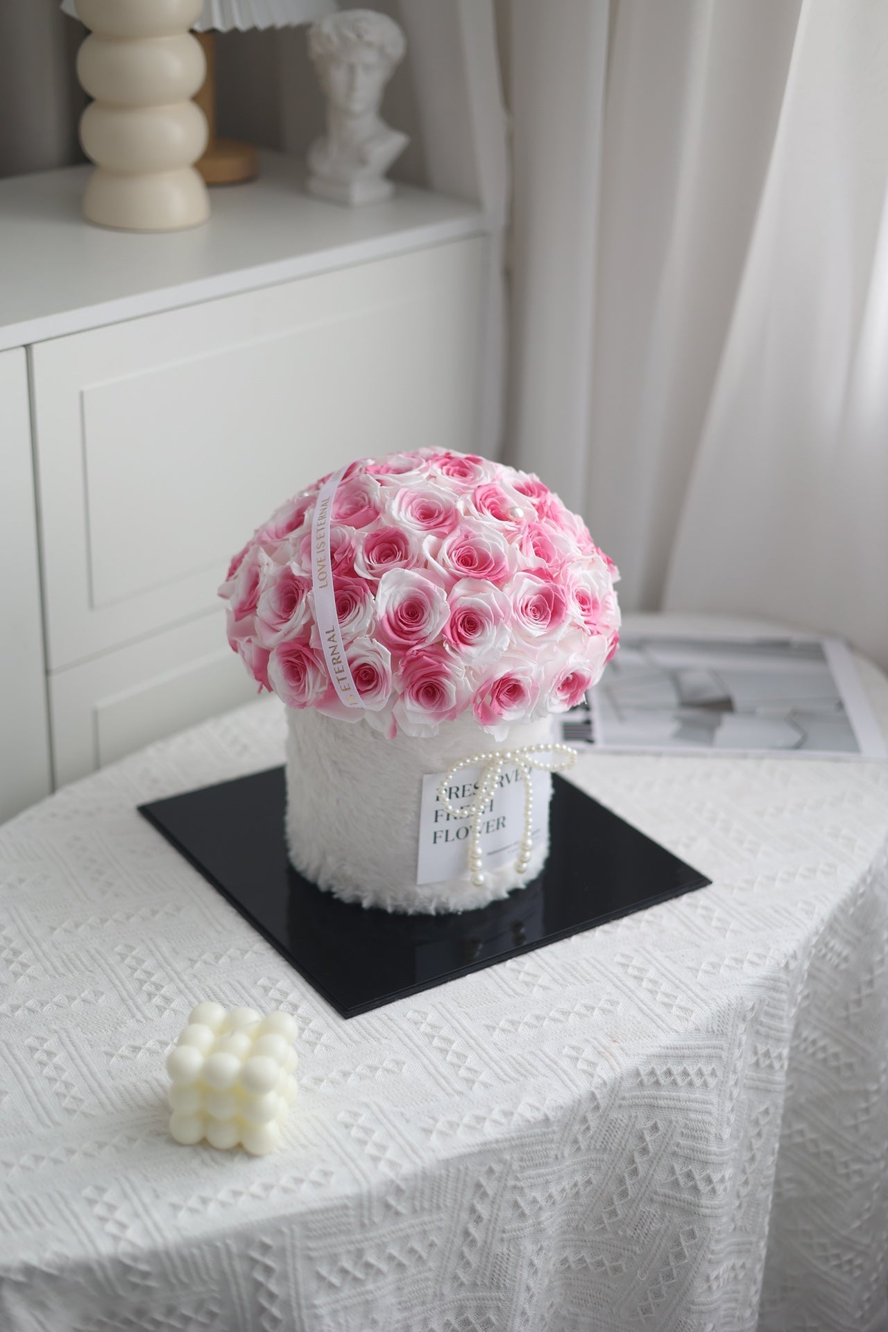 Eternal Rose Gift Box Real Flower Eternal Flower Luxury Birthday Gift Wedding Proposal Anniversary Gift Valentine's Day Gift Mother's Day Gift