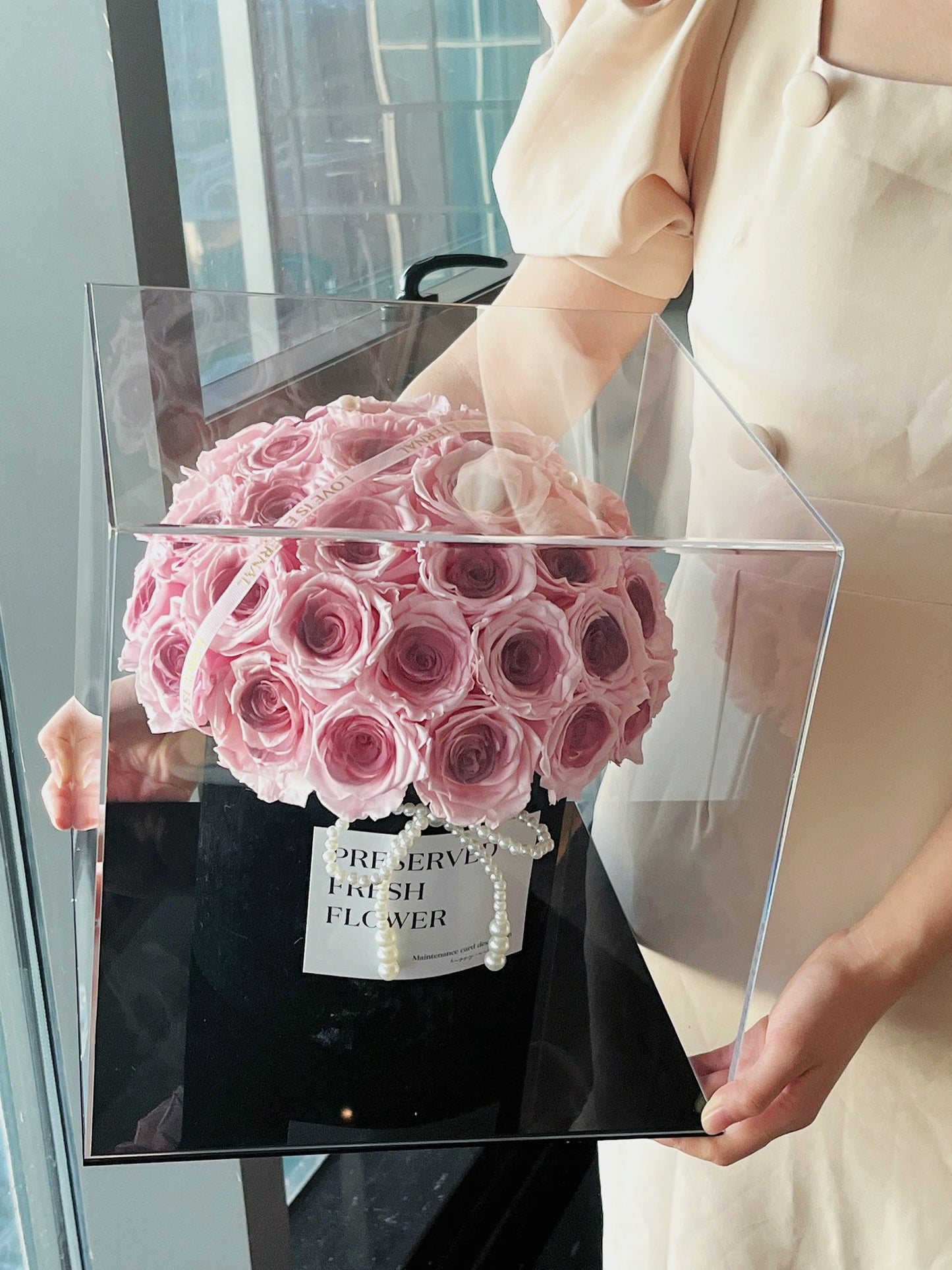 Eternal Rose Gift Box Real Flower Eternal Flower Luxury Birthday Gift Wedding Proposal Anniversary Gift Valentine's Day Gift Mother's Day Gift