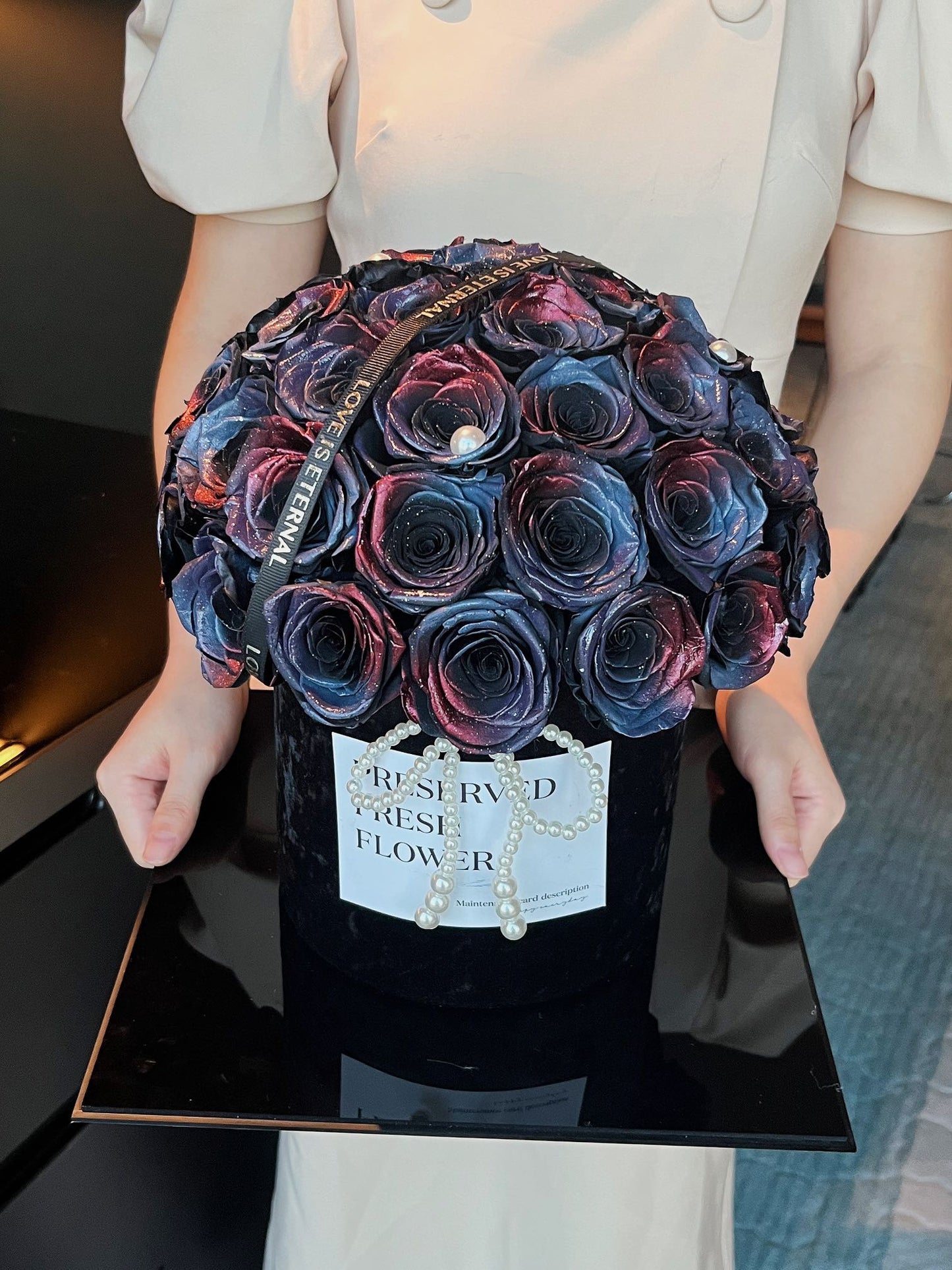 Eternal Rose Gift Box Real Flower Eternal Flower Luxury Birthday Gift Wedding Proposal Anniversary Gift Valentine's Day Gift Mother's Day Gift