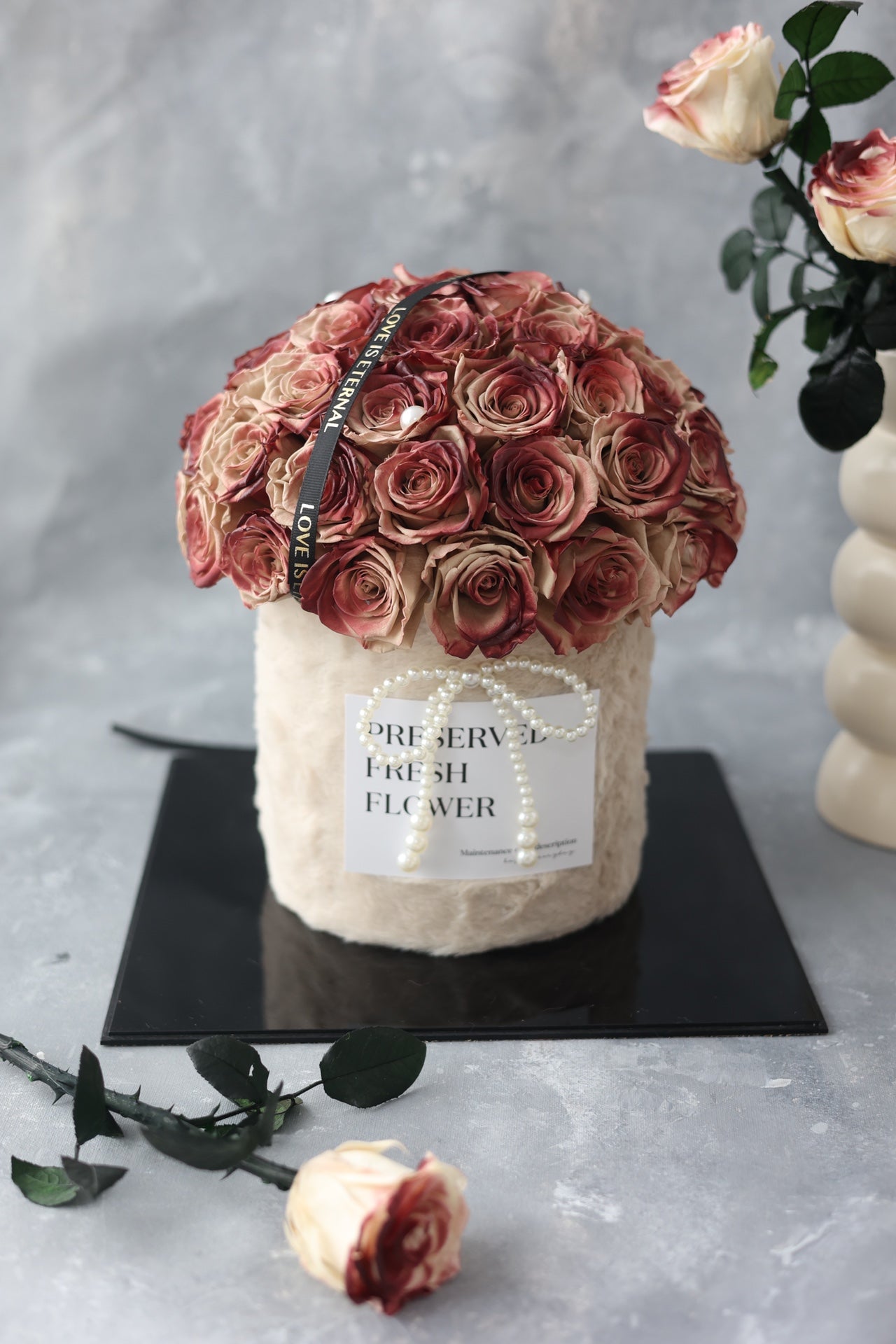 Eternal Rose Gift Box Real Flower Eternal Flower Luxury Birthday Gift Wedding Proposal Anniversary Gift Valentine's Day Gift Mother's Day Gift