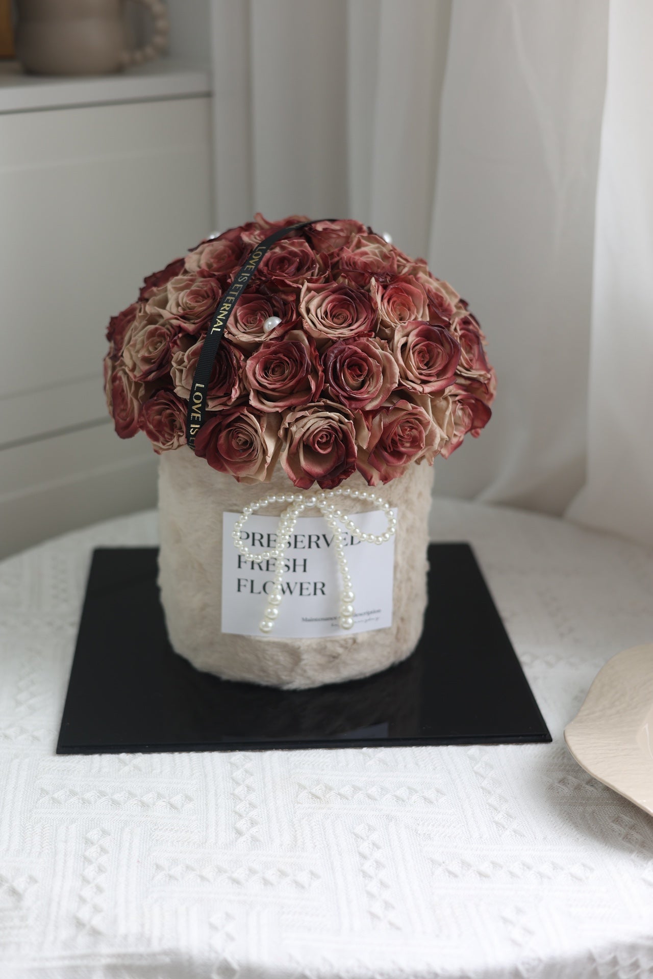 Eternal Rose Gift Box Real Flower Eternal Flower Luxury Birthday Gift Wedding Proposal Anniversary Gift Valentine's Day Gift Mother's Day Gift