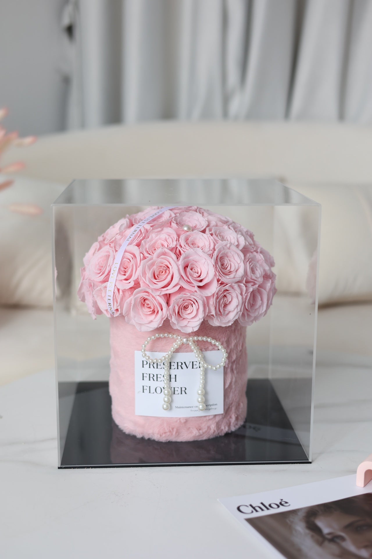 Eternal Rose Gift Box Real Flower Eternal Flower Luxury Birthday Gift Wedding Proposal Anniversary Gift Valentine's Day Gift Mother's Day Gift