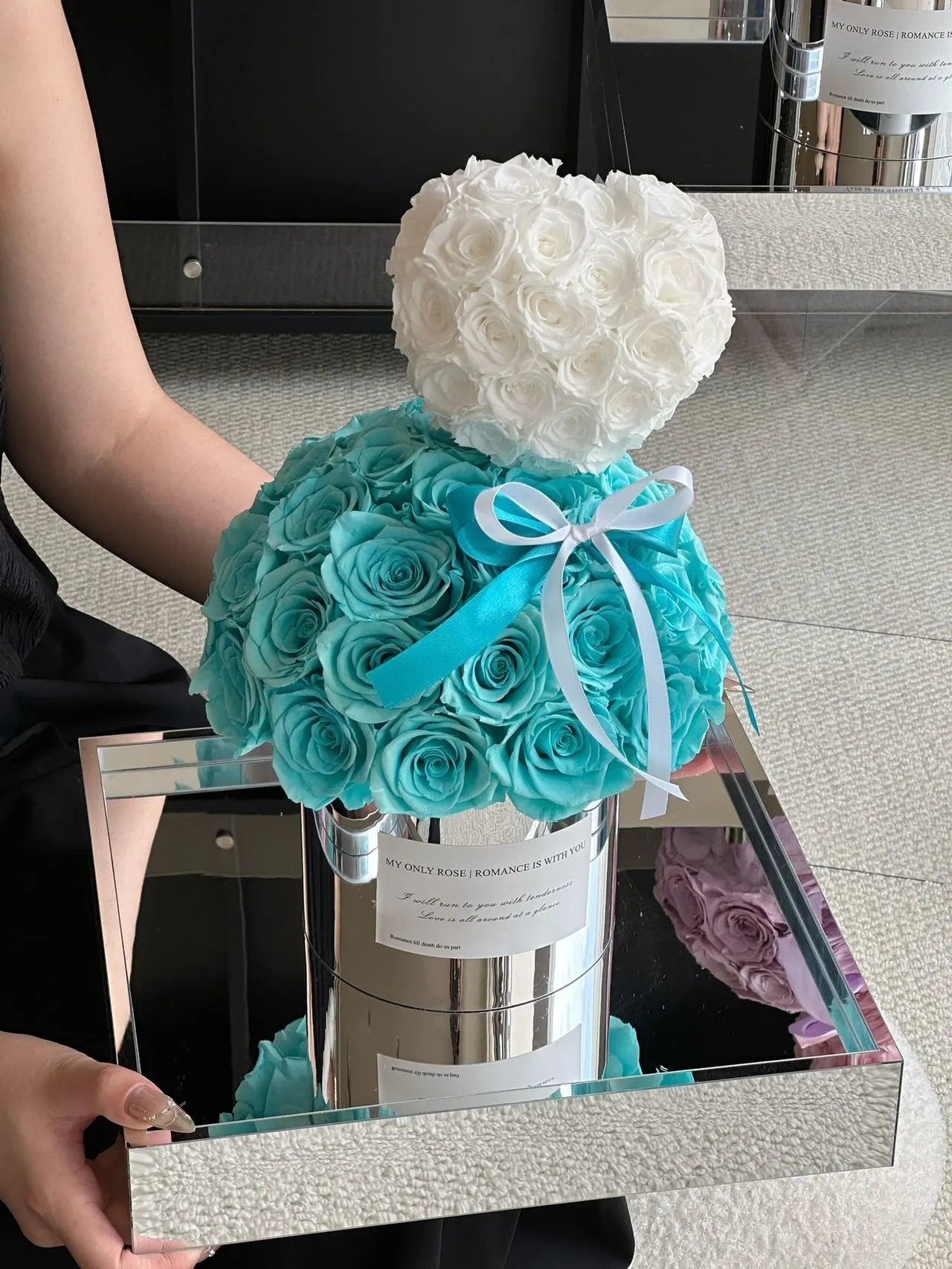 Eternal Rose Gift Box Real Flower Eternal Flower Luxury Birthday Gift Wedding Proposal Anniversary Gift Valentine's Day Gift Mother's Day Gift