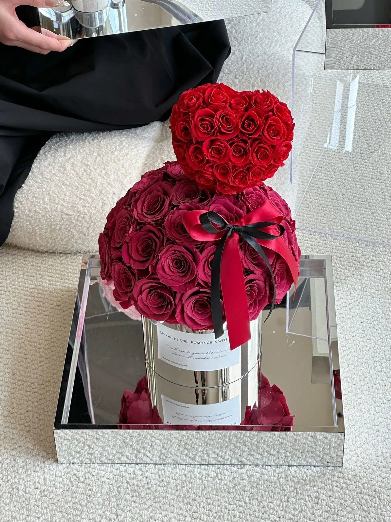 Eternal Rose Gift Box Real Flower Eternal Flower Luxury Birthday Gift Wedding Proposal Anniversary Gift Valentine's Day Gift Mother's Day Gift