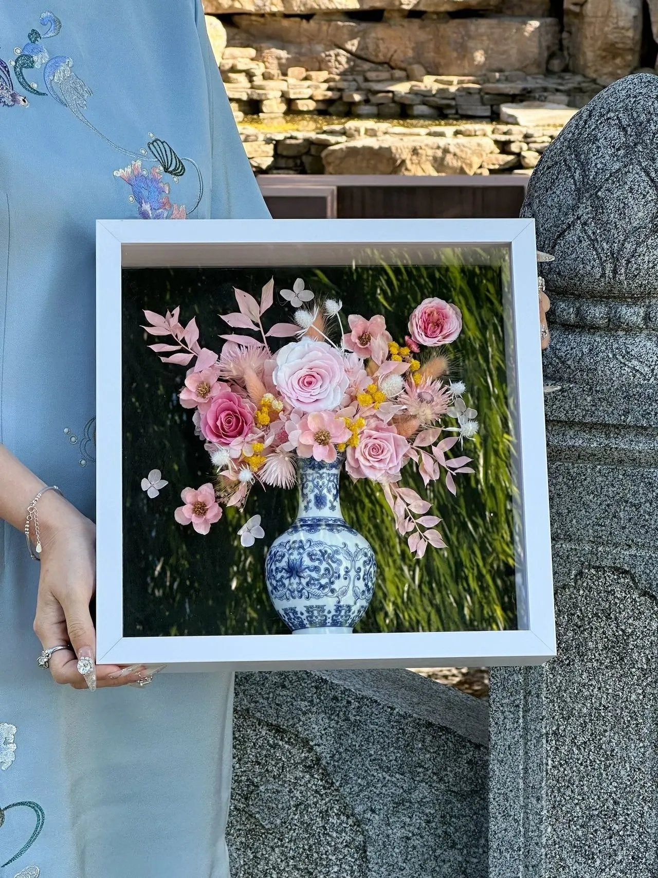 Eternal Rose Gift Box Real Flower Eternal Flower Luxury Birthday Gift Wedding Proposal Anniversary Gift Valentine's Day Gift Mother's Day Gift