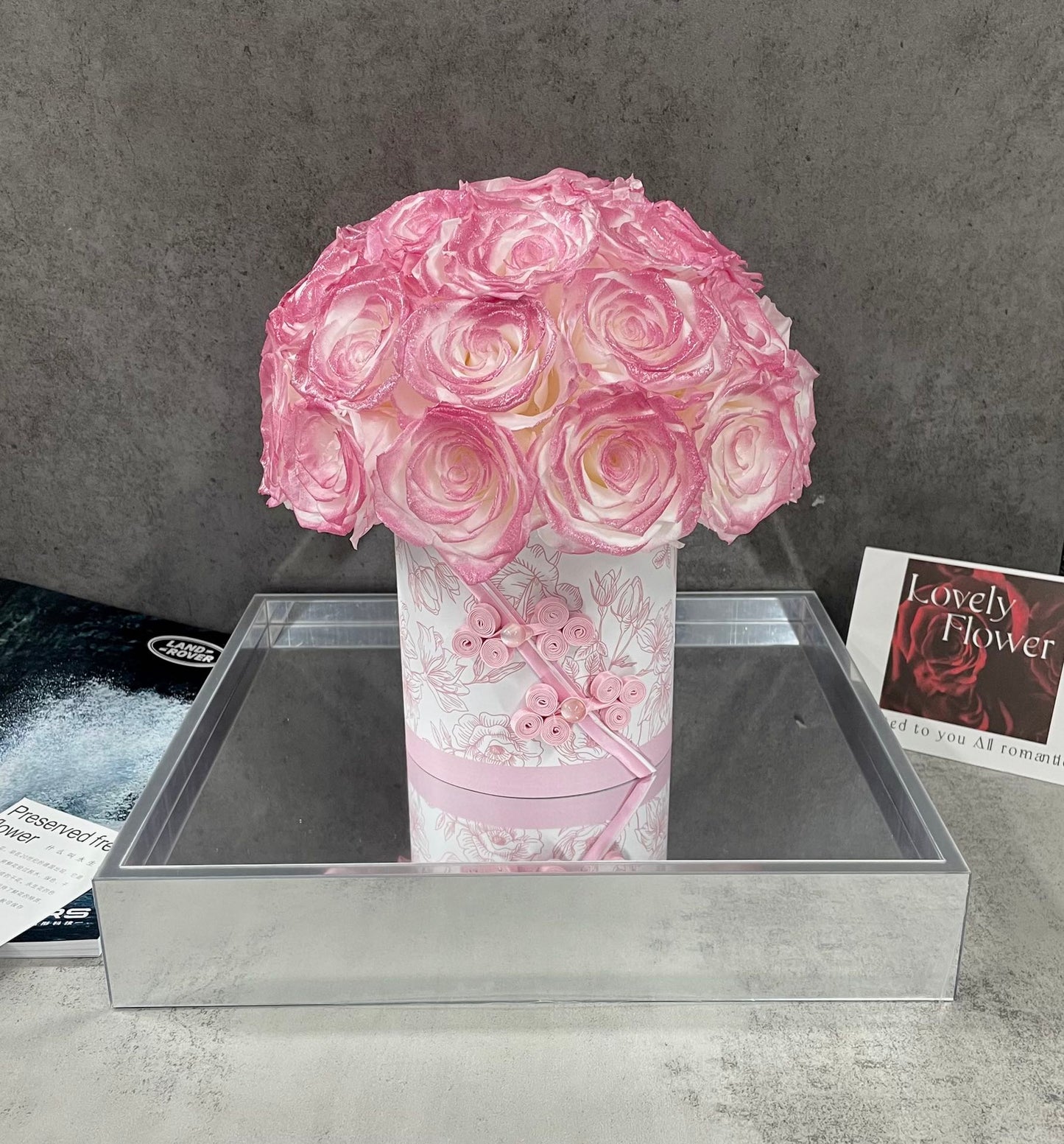 Eternal Rose Gift Box Real Flower Eternal Flower Luxury Birthday Gift Wedding Proposal Anniversary Gift Valentine's Day Gift Mother's Day Gift