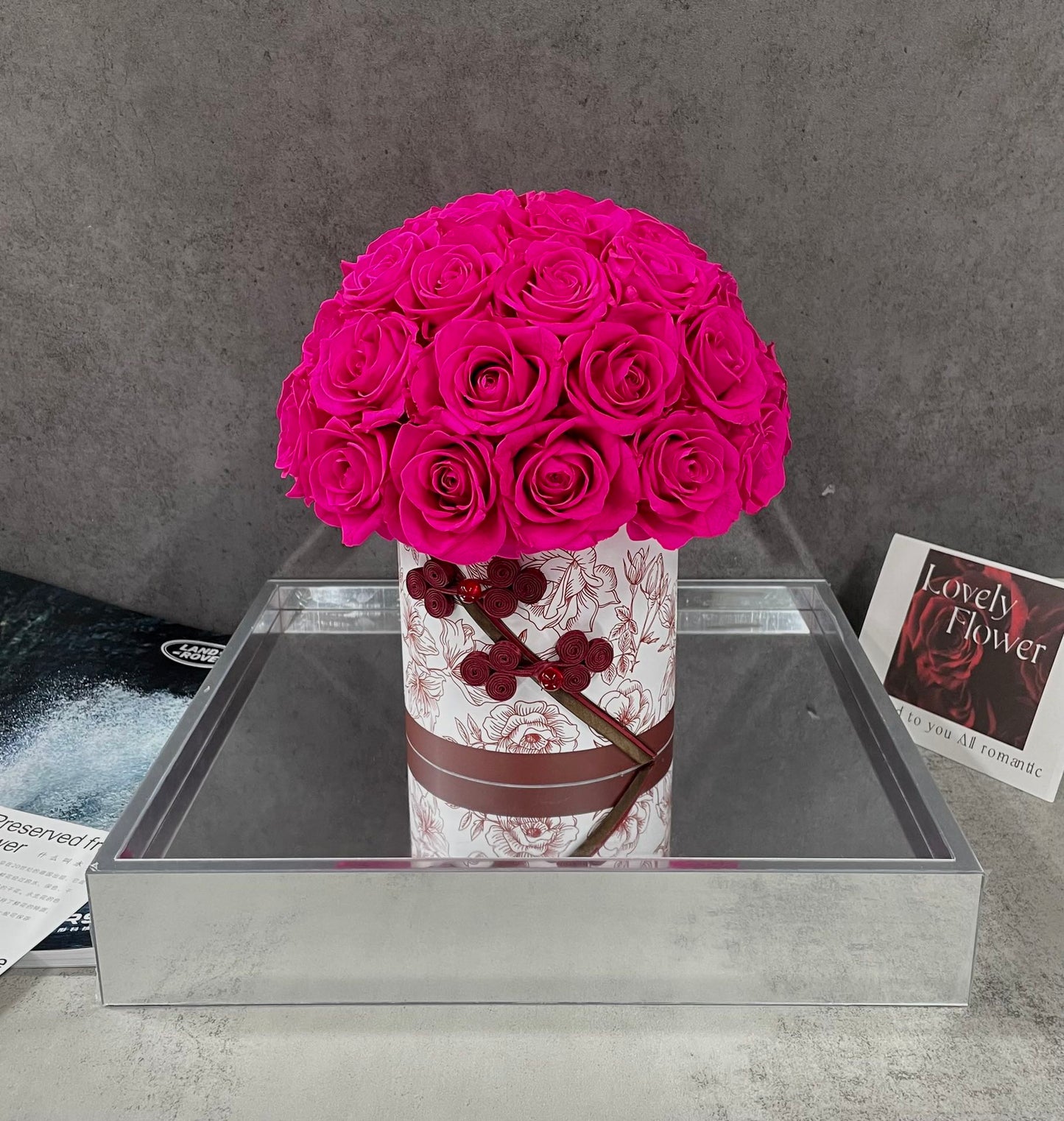 Eternal Rose Gift Box Real Flower Eternal Flower Luxury Birthday Gift Wedding Proposal Anniversary Gift Valentine's Day Gift Mother's Day Gift