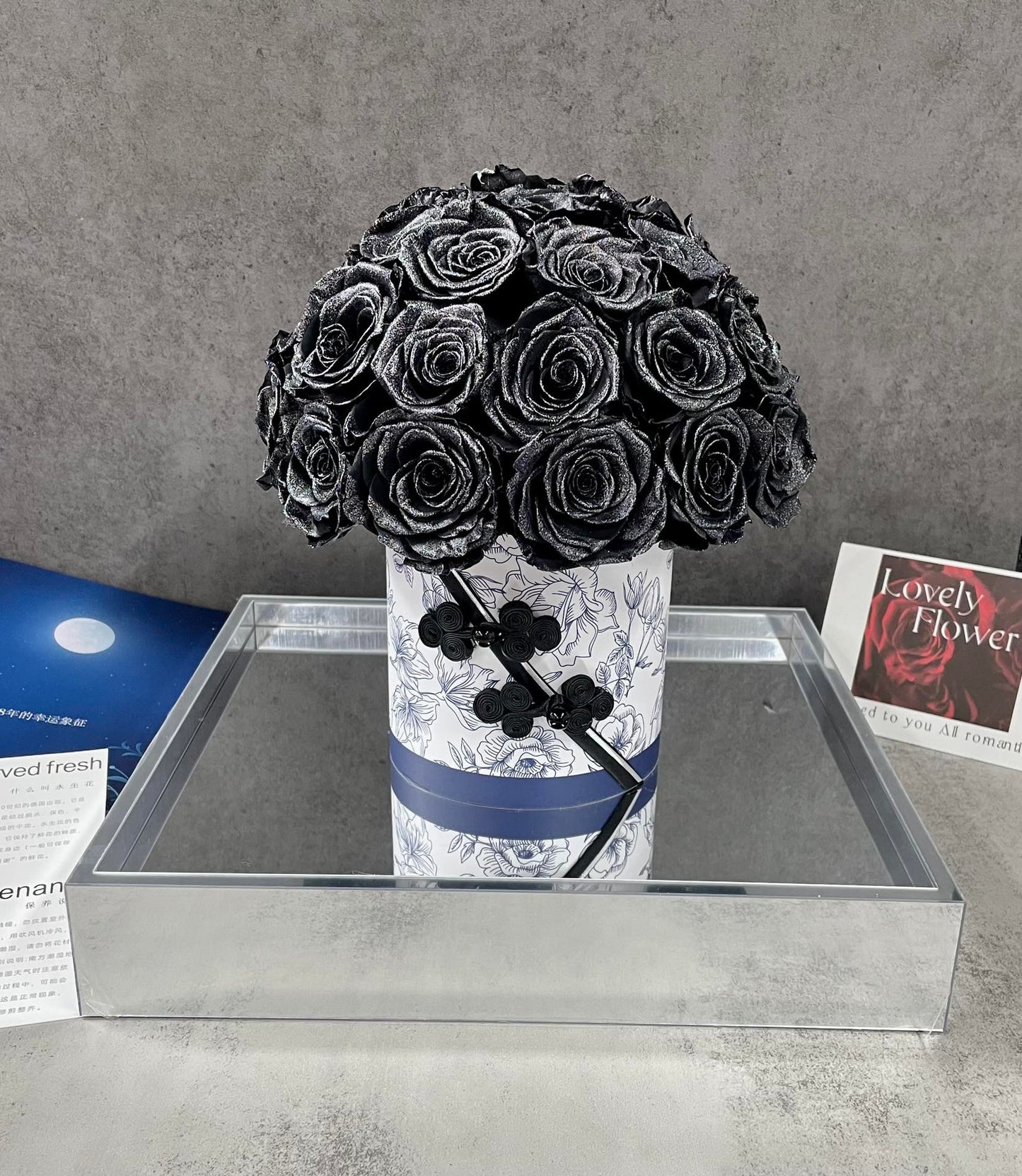 Eternal Rose Gift Box Real Flower Eternal Flower Luxury Birthday Gift Wedding Proposal Anniversary Gift Valentine's Day Gift Mother's Day Gift