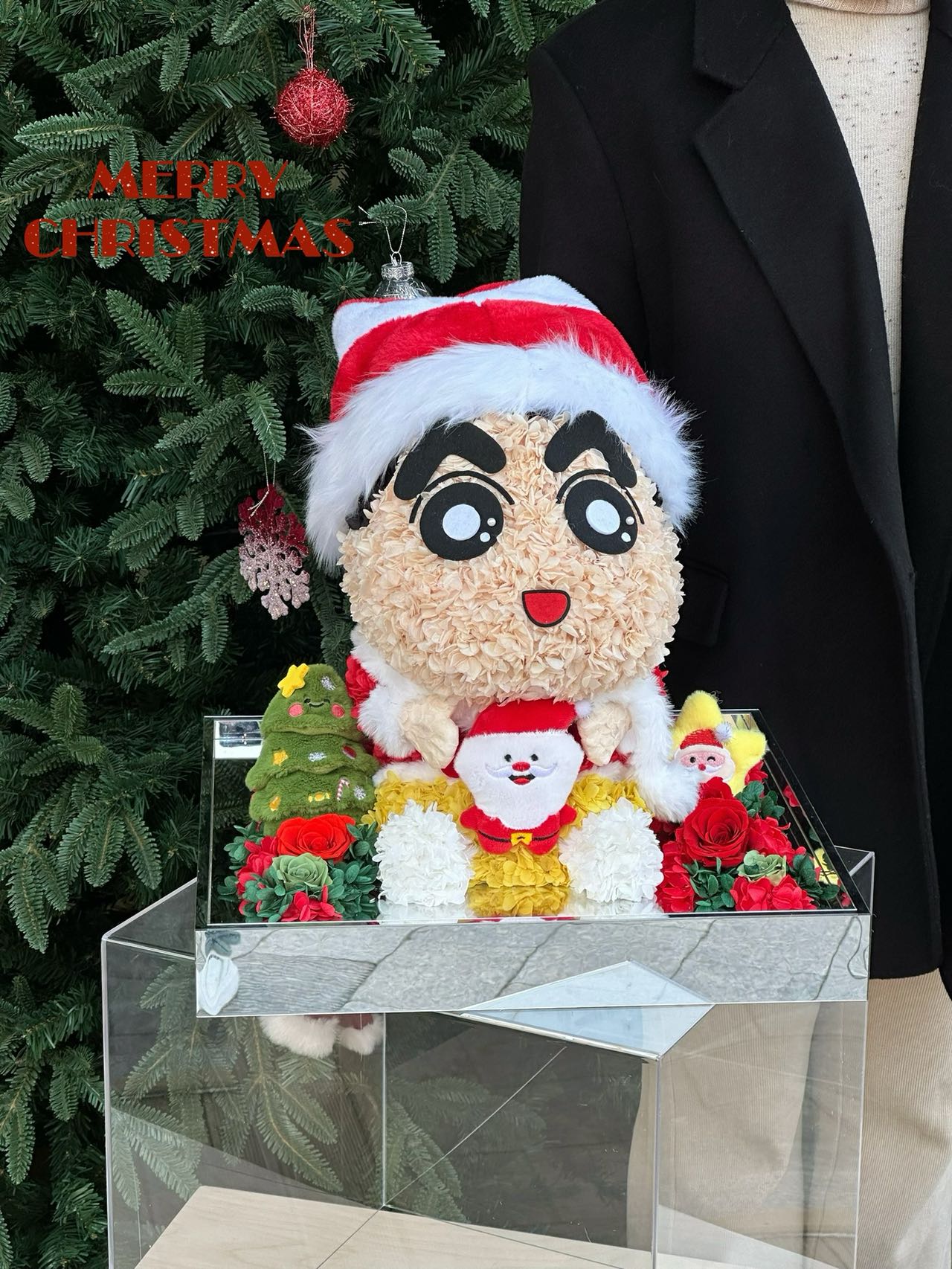 Eternal Rose Gift Box Real Flower Eternal Flower Luxury Birthday Gift Wedding Proposal Anniversary Gift Valentine's Day Gift Mother's Day GiftCrayon Shin-chan