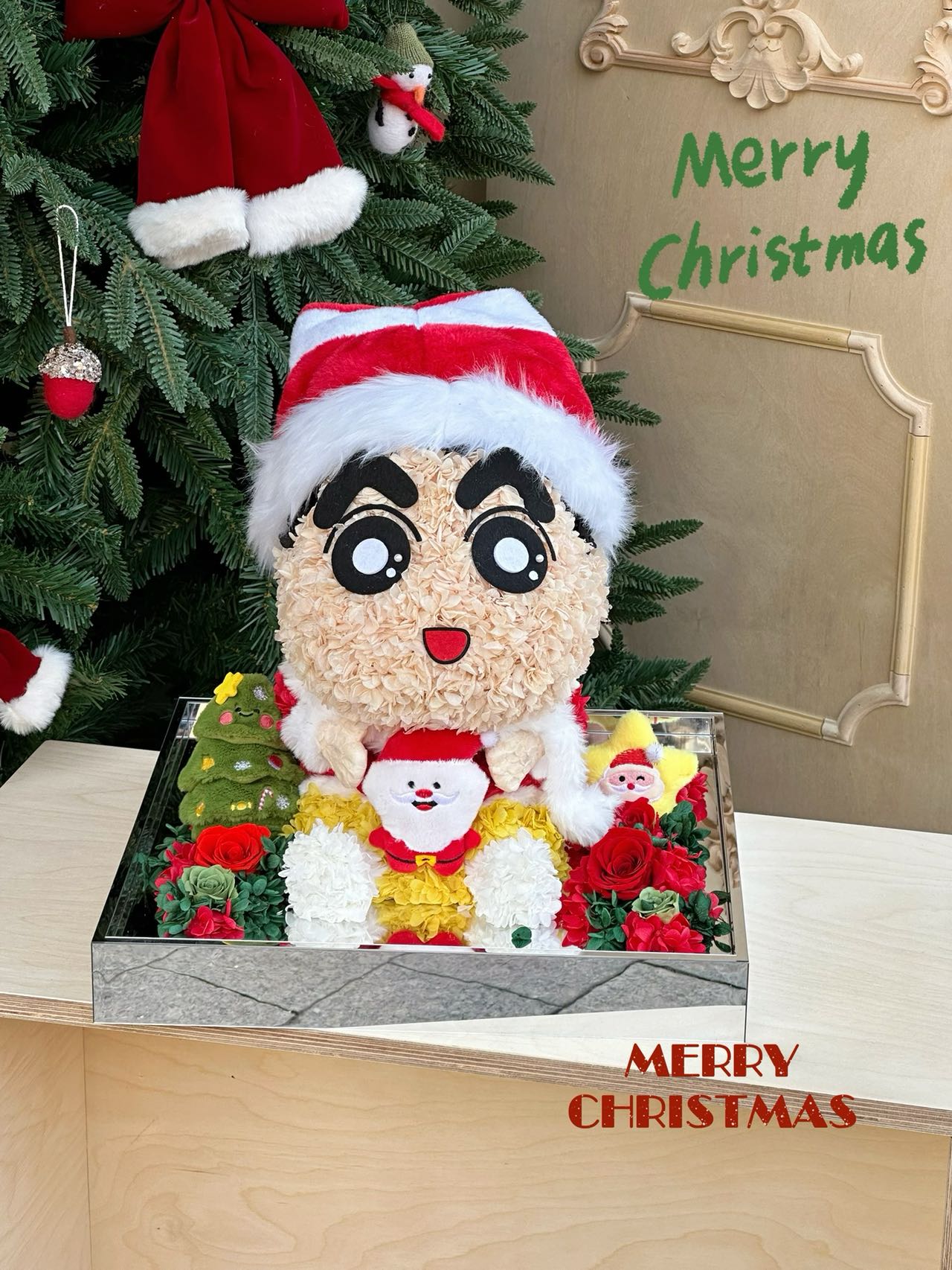Eternal Rose Gift Box Real Flower Eternal Flower Luxury Birthday Gift Wedding Proposal Anniversary Gift Valentine's Day Gift Mother's Day GiftCrayon Shin-chan