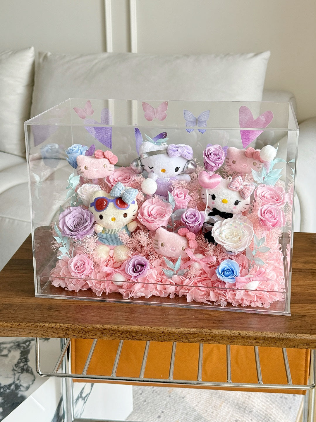 Eternal Rose Gift Box Real Flower Eternal Flower Luxury Birthday Gift Wedding Proposal Anniversary Gift Valentine's Day Gift Mother's Day Giftgarden kitty