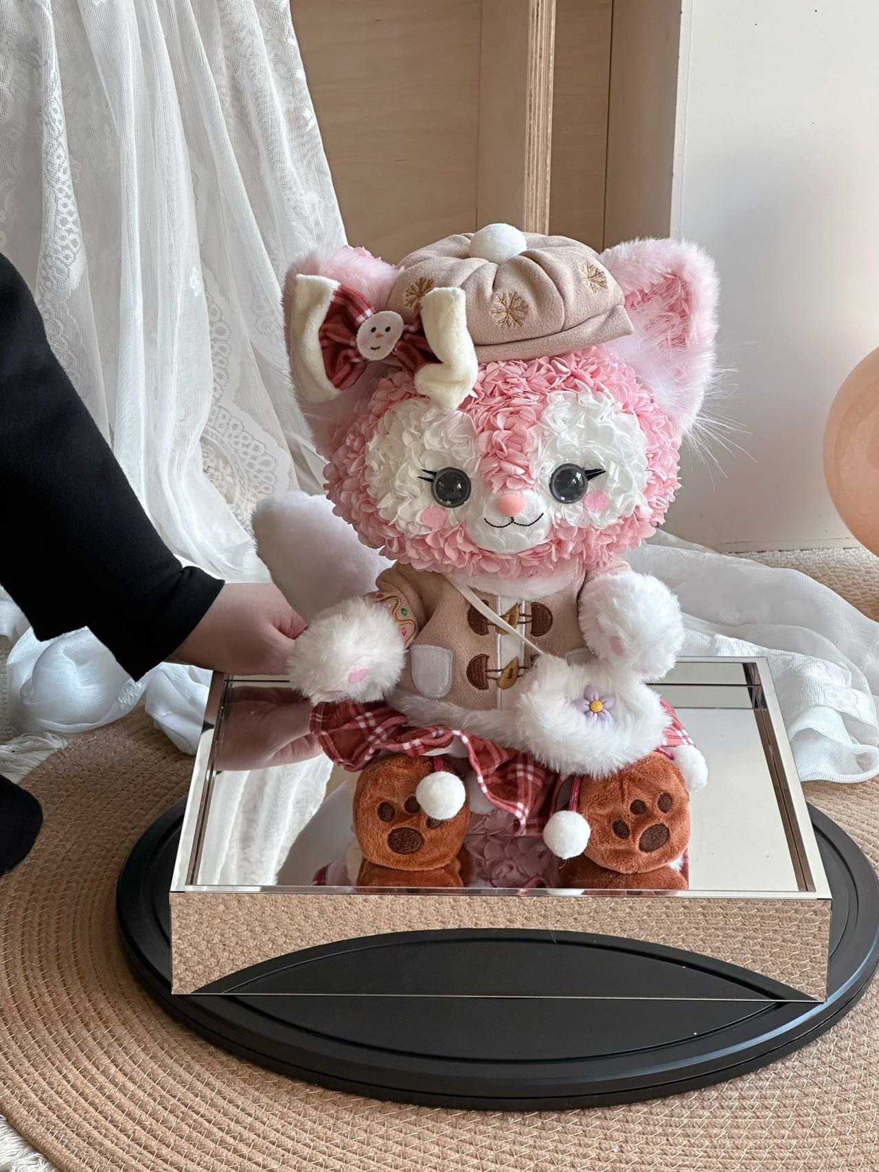 Eternal Rose Gift Box Real Flower Eternal Flower Luxury Birthday Gift Wedding Proposal Anniversary Gift Valentine's Day Gift Mother's Day GiftChristmas snowflake fox