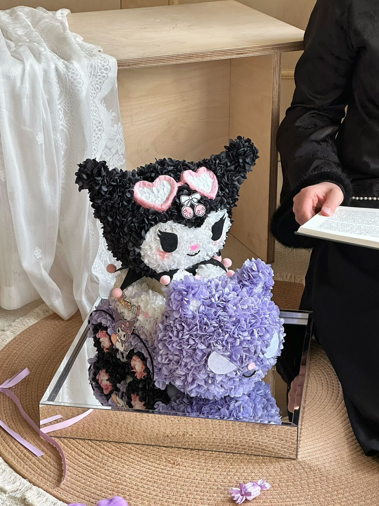 Eternal Rose Gift Box Real Flower Eternal Flower Luxury Birthday Gift Wedding Proposal Anniversary Gift Valentine's Day Gift Mother's Day GiftKuromi Driving