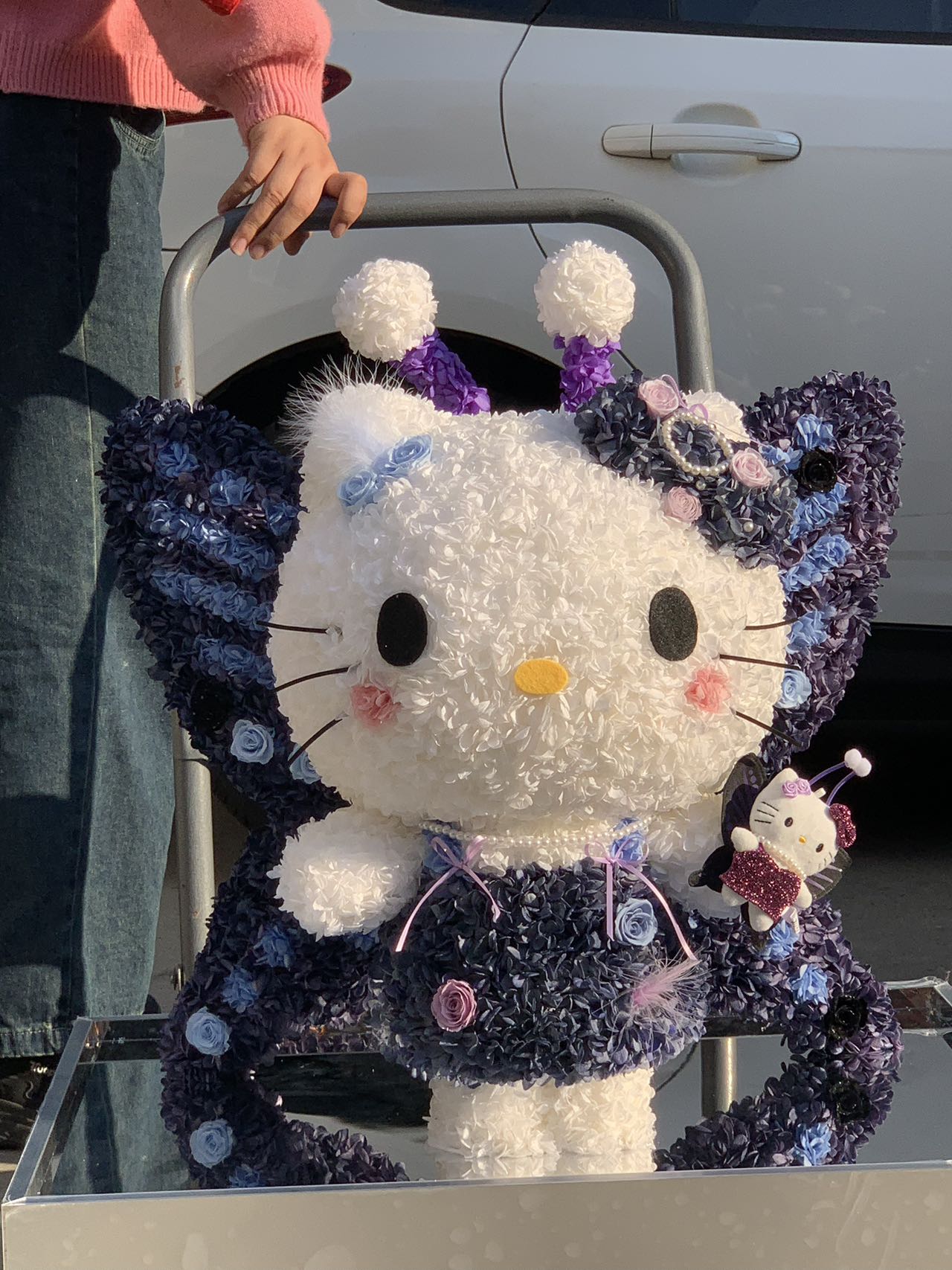 Eternal Rose Gift Box Real Flower Eternal Flower Luxury Birthday Gift Wedding Proposal Anniversary Gift Valentine's Day Gift Mother's Day Giftbutterfly Hello Kitty