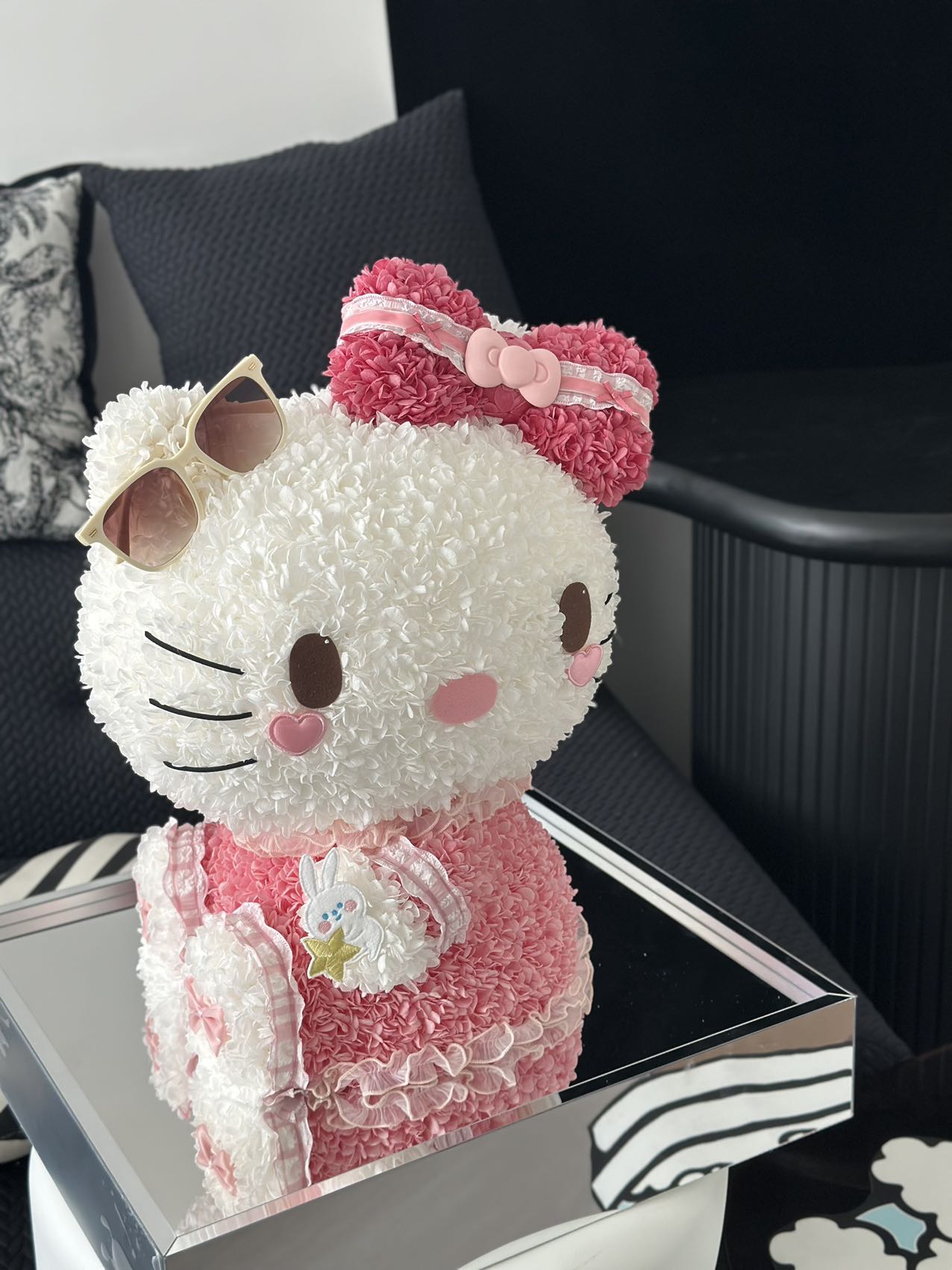 Eternal Rose Gift Box Real Flower Eternal Flower Luxury Birthday Gift Wedding Proposal Anniversary Gift Valentine's Day Gift Mother's Day GiftSweetheart Hello Kitty