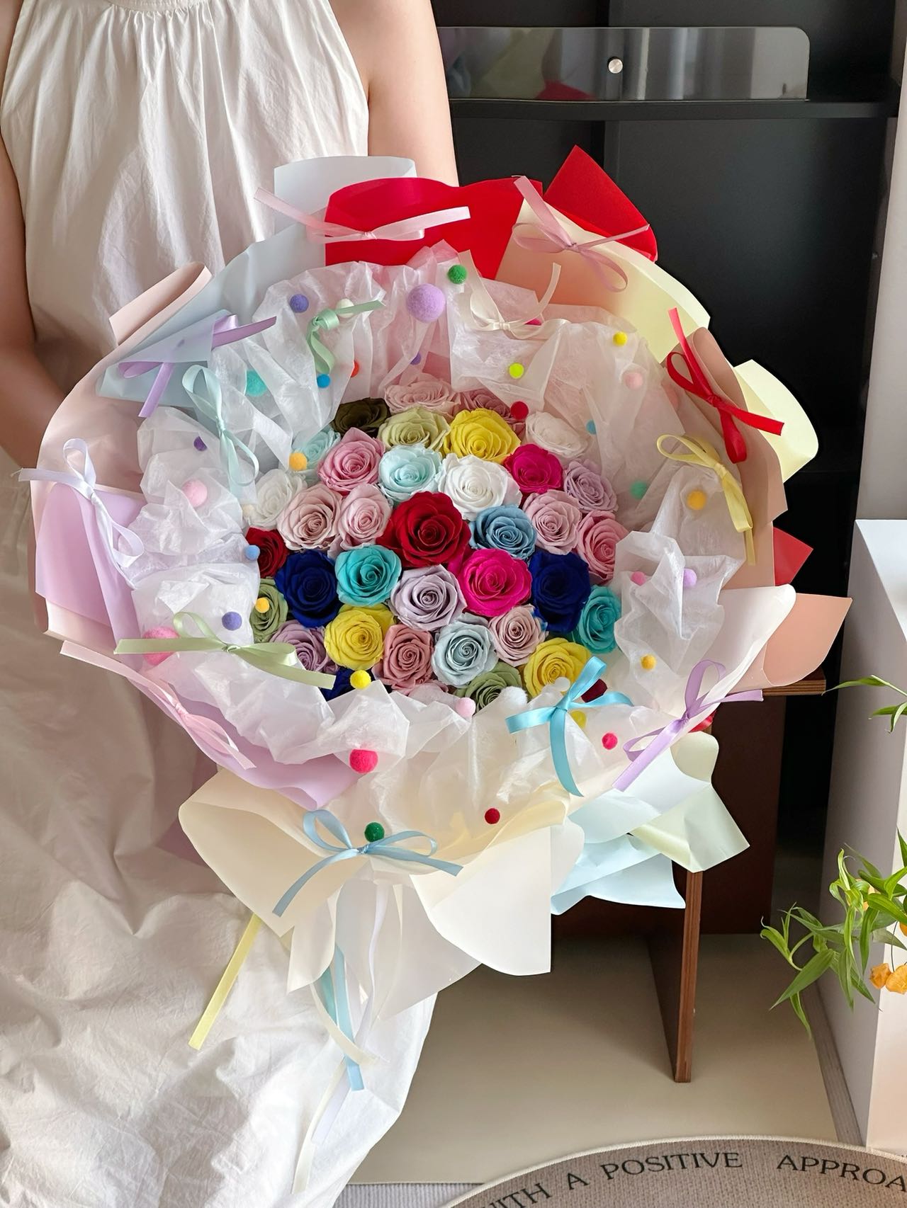 Eternal Rose Gift Box Real Flower Eternal Flower Luxury Birthday Gift Wedding Proposal Anniversary Gift Valentine's Day Gift Mother's Day Giftcolorful roses