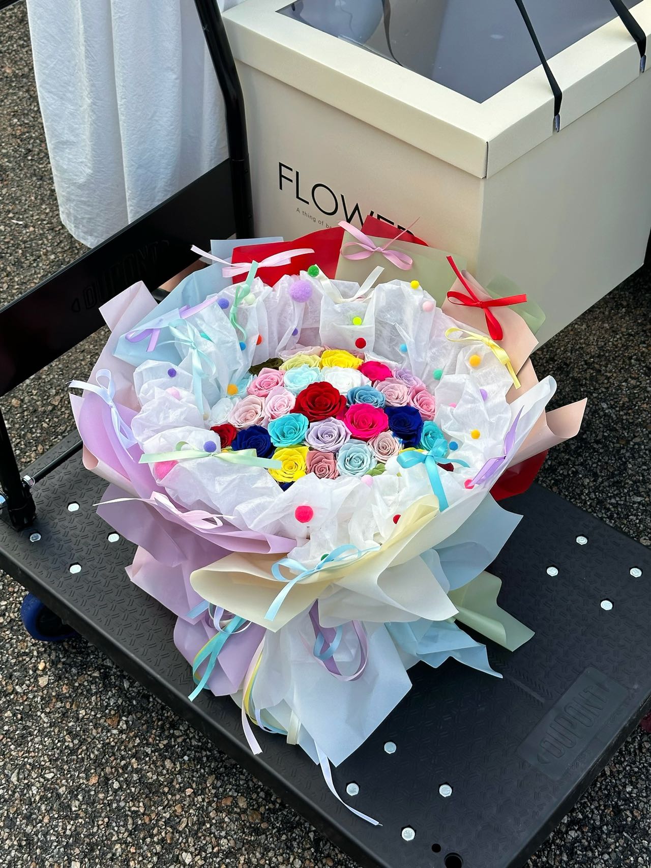 Eternal Rose Gift Box Real Flower Eternal Flower Luxury Birthday Gift Wedding Proposal Anniversary Gift Valentine's Day Gift Mother's Day Giftcolorful roses