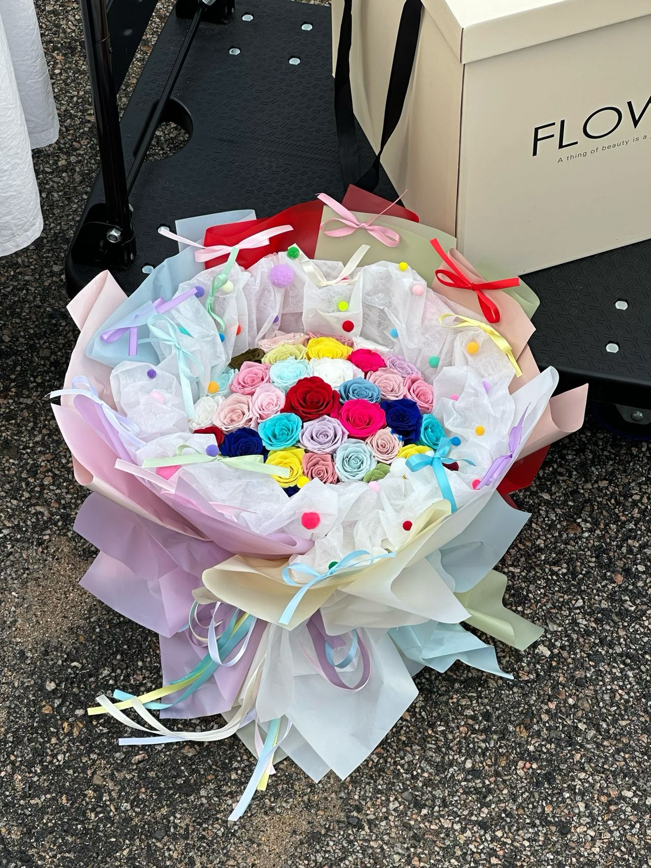 Eternal Rose Gift Box Real Flower Eternal Flower Luxury Birthday Gift Wedding Proposal Anniversary Gift Valentine's Day Gift Mother's Day Giftcolorful roses