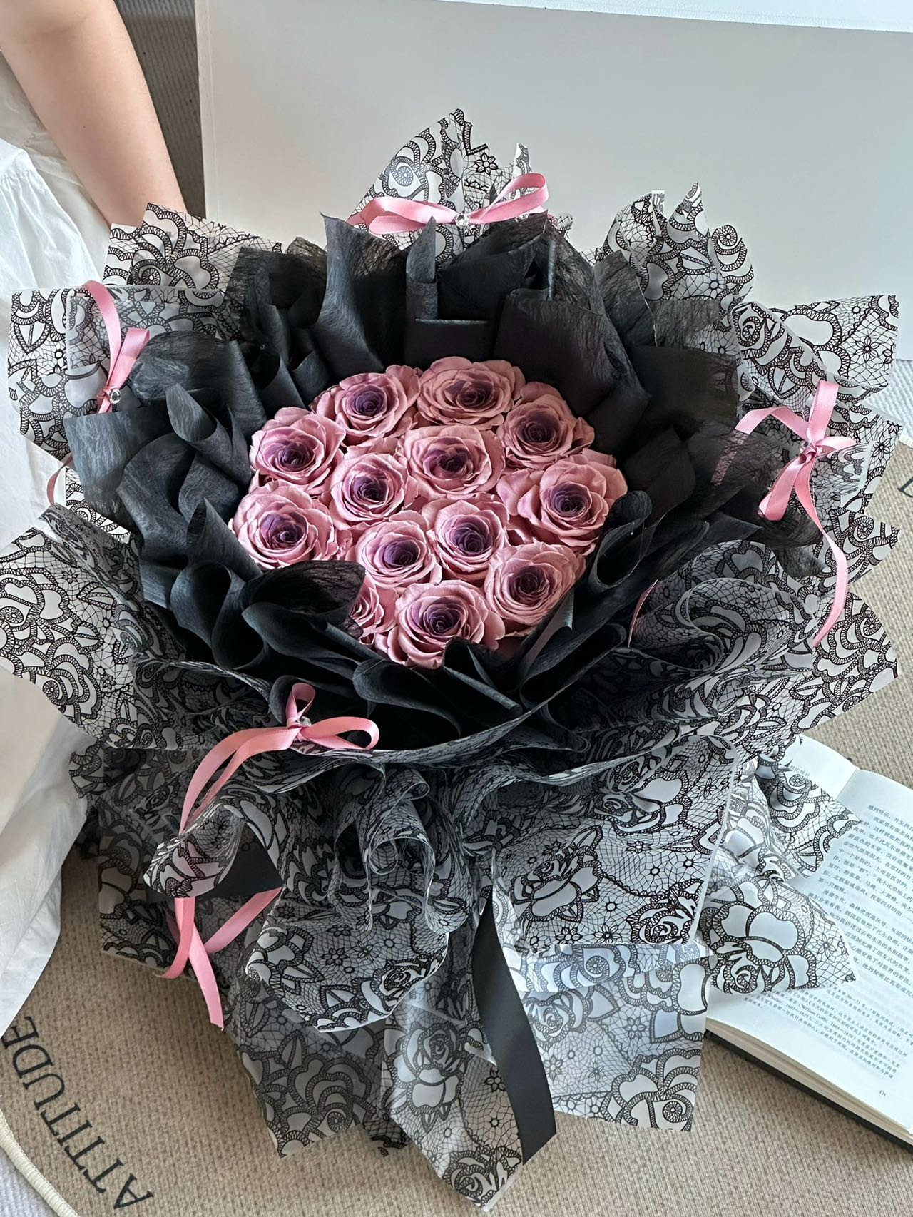 Eternal Rose Gift Box Real Flower Eternal Flower Luxury Birthday Gift Wedding Proposal Anniversary Gift Valentine's Day Gift Mother's Day GiftTime Bouquet