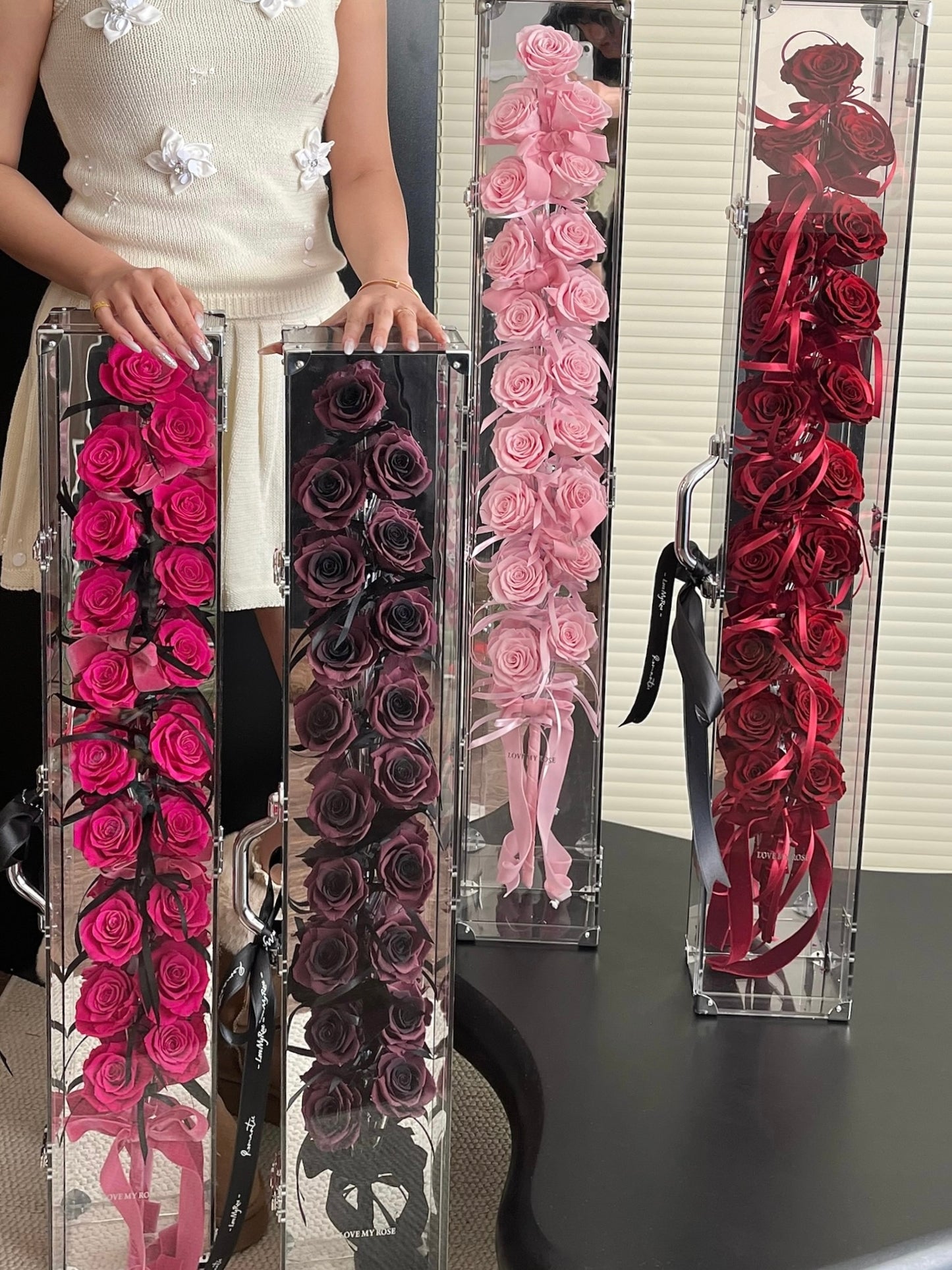 Eternal Rose Gift Box Real Flower Eternal Flower Luxury Birthday Gift Wedding Proposal Anniversary Gift Valentine's Day Gift Mother's Day Gift