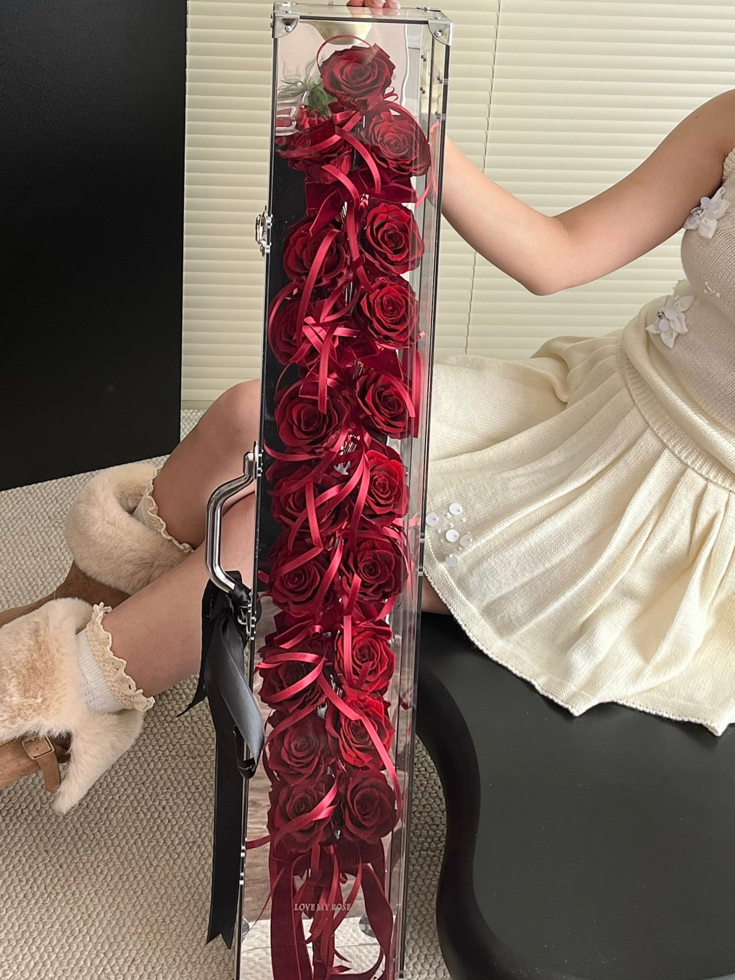 Eternal Rose Gift Box Real Flower Eternal Flower Luxury Birthday Gift Wedding Proposal Anniversary Gift Valentine's Day Gift Mother's Day Gift