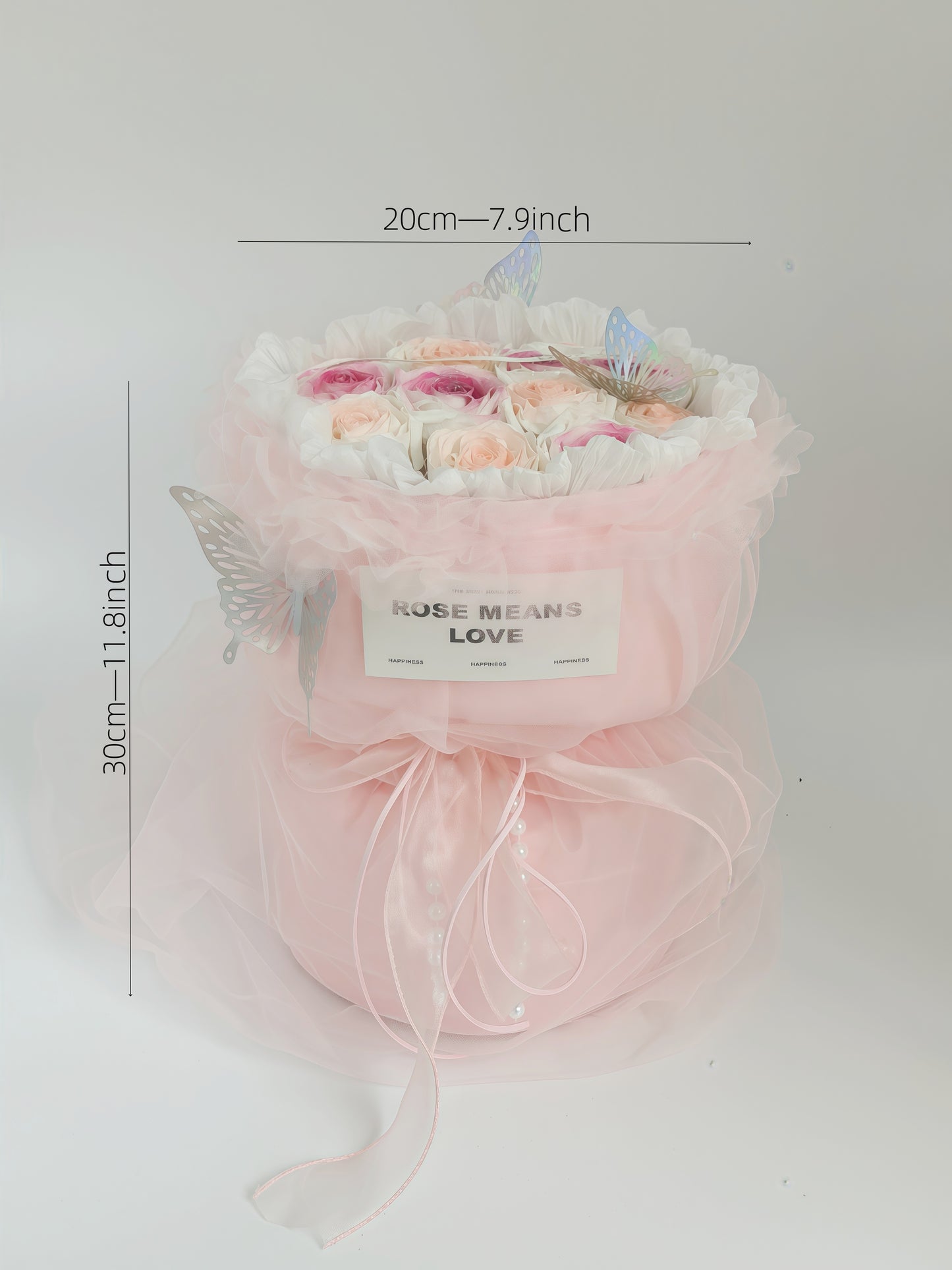 Handmade simulated flower bouquet gift eternal flower with gift box bag Mother's Day gift rose birthday gift graduation season gift