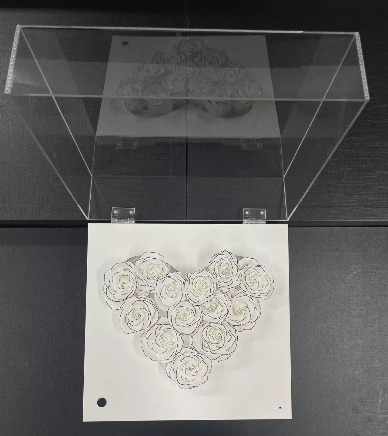 Eternal Rose Gift Box Real Flower Eternal Flower Luxury Birthday Gift Wedding Proposal Anniversary Gift Valentine's Day Gift Mother's Day Gift