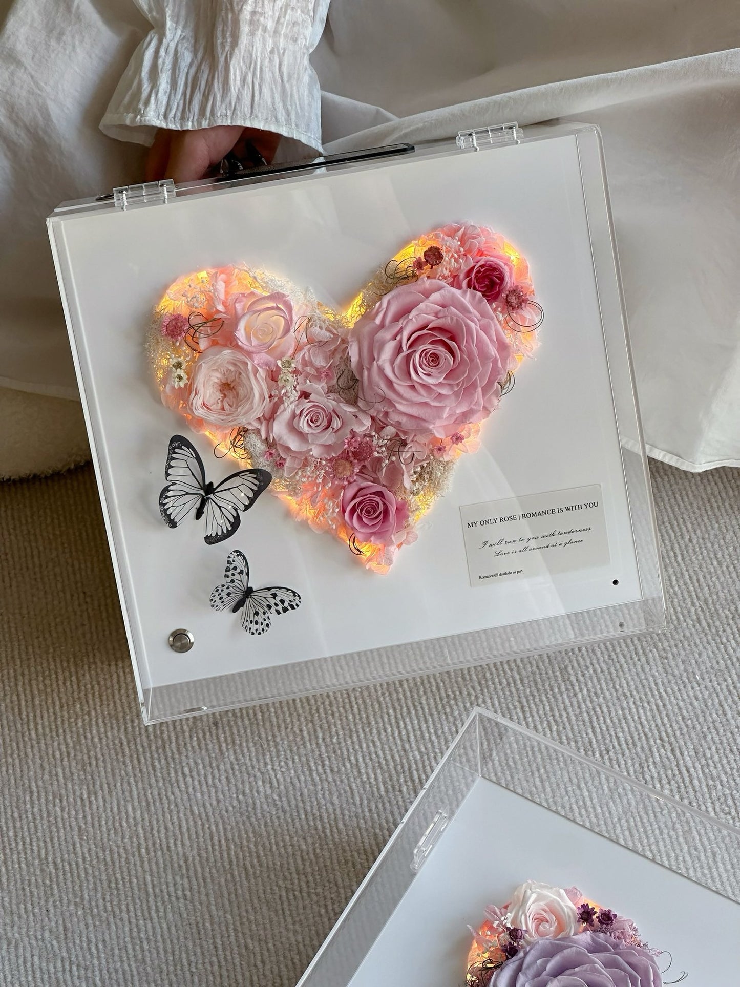 Eternal Rose Gift Box Real Flower Eternal Flower Luxury Birthday Gift Wedding Proposal Anniversary Gift Valentine's Day Gift Mother's Day Gift