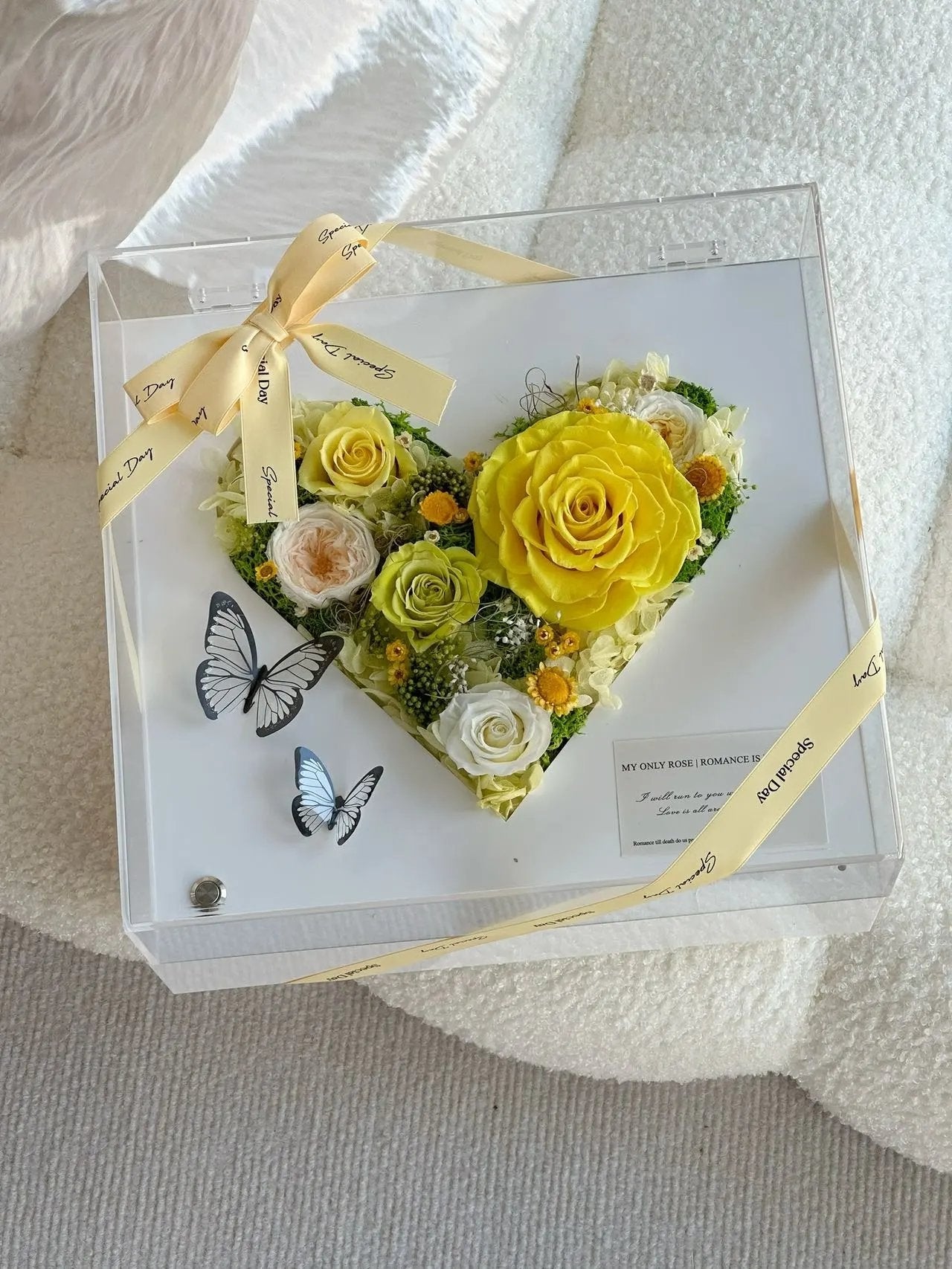 Eternal Rose Gift Box Real Flower Eternal Flower Luxury Birthday Gift Wedding Proposal Anniversary Gift Valentine's Day Gift Mother's Day Gift