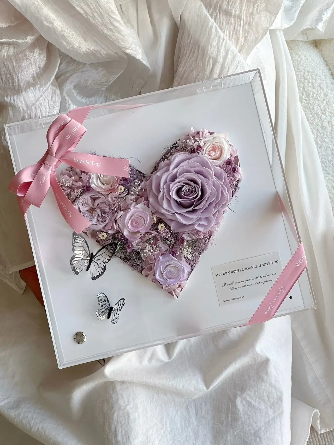 Eternal Rose Gift Box Real Flower Eternal Flower Luxury Birthday Gift Wedding Proposal Anniversary Gift Valentine's Day Gift Mother's Day Gift