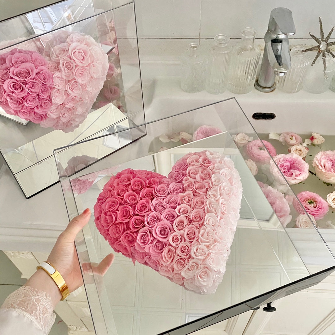 Eternal Rose Gift Box Real Flower Eternal Flower Luxury Birthday Gift Wedding Proposal Anniversary Gift Valentine's Day Gift Mother's Day Gift