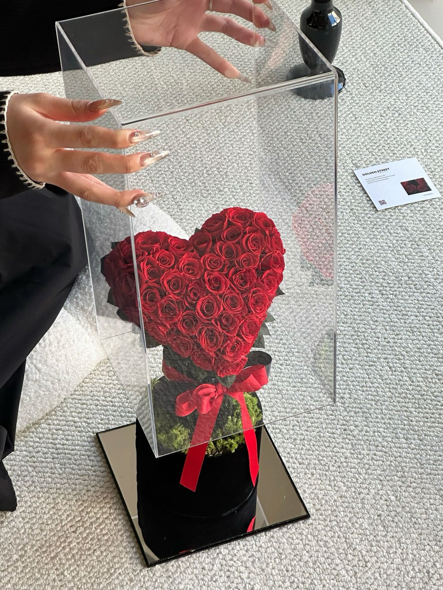 Eternal Rose Gift Box Real Flower Eternal Flower Luxury Birthday Gift Wedding Proposal Anniversary Gift Valentine's Day Gift Mother's Day Gift