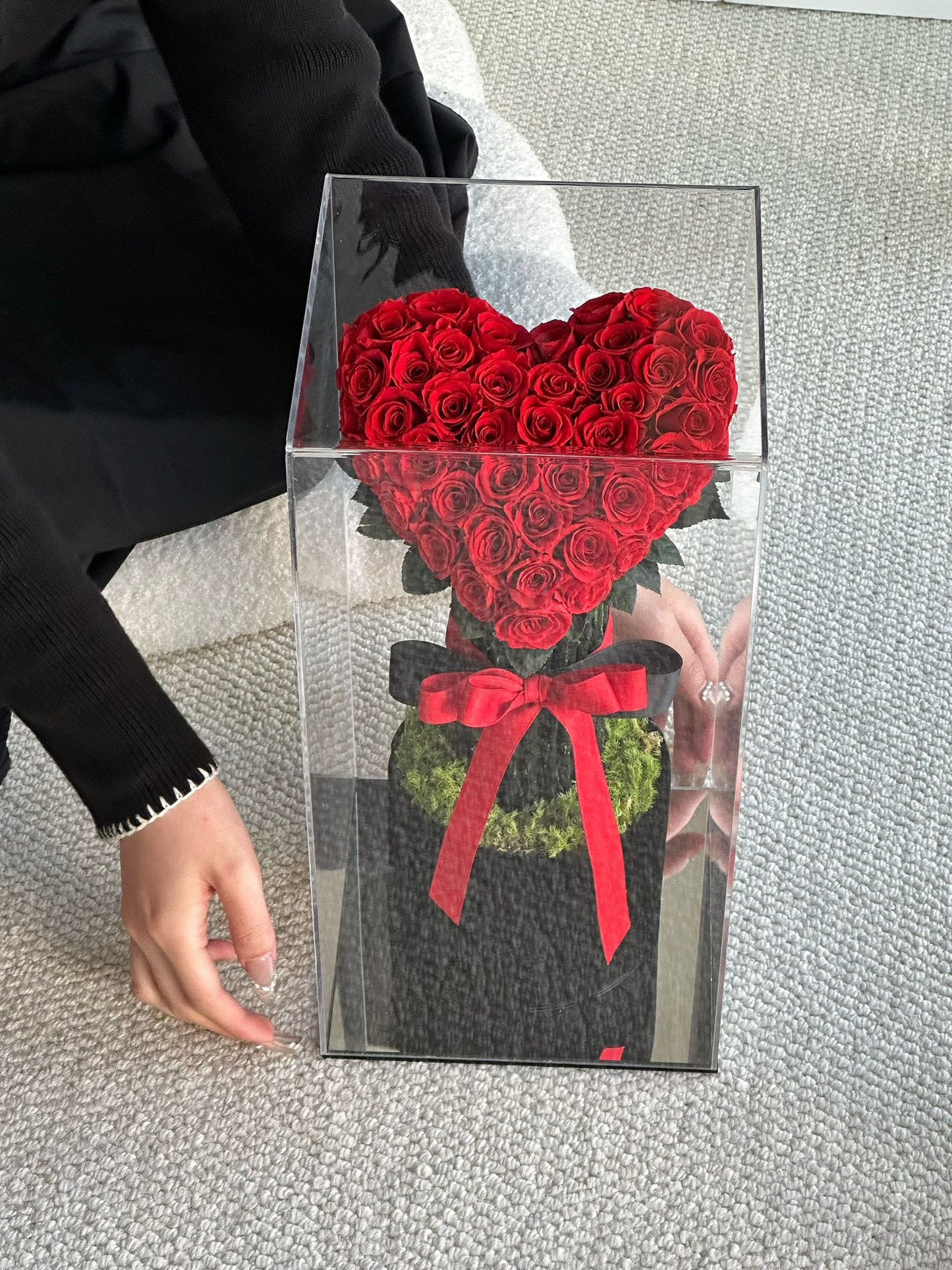 Eternal Rose Gift Box Real Flower Eternal Flower Luxury Birthday Gift Wedding Proposal Anniversary Gift Valentine's Day Gift Mother's Day Gift