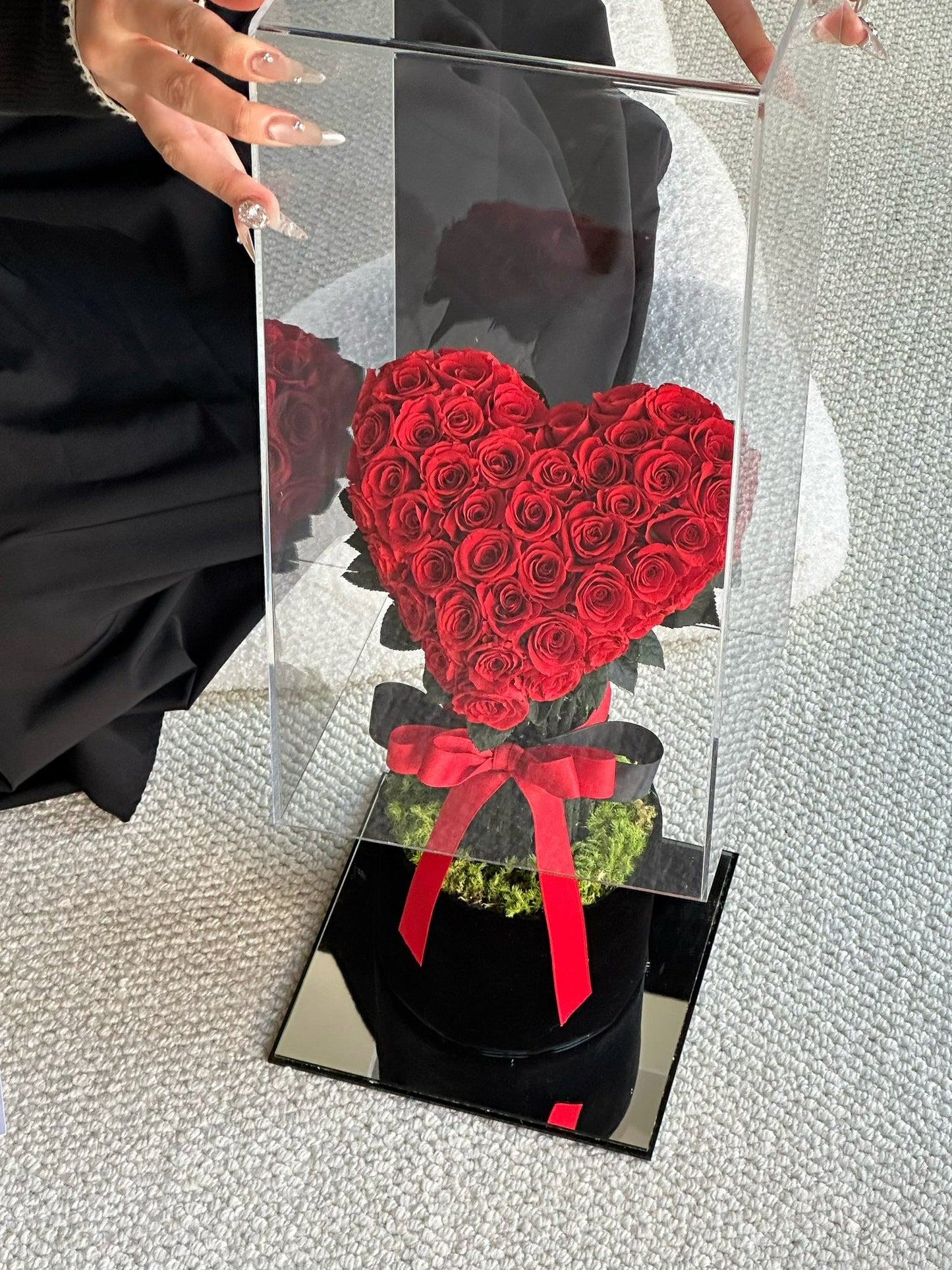 Eternal Rose Gift Box Real Flower Eternal Flower Luxury Birthday Gift Wedding Proposal Anniversary Gift Valentine's Day Gift Mother's Day Gift