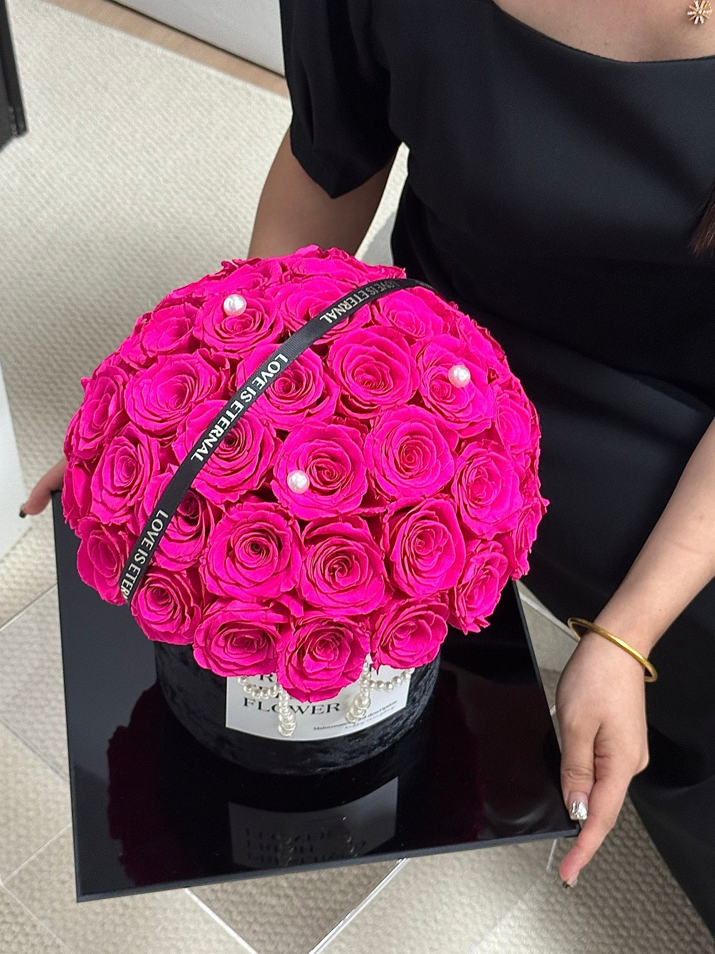 Eternal Rose Gift Box Real Flower Eternal Flower Luxury Birthday Gift Wedding Proposal Anniversary Gift Valentine's Day Gift Mother's Day Gift