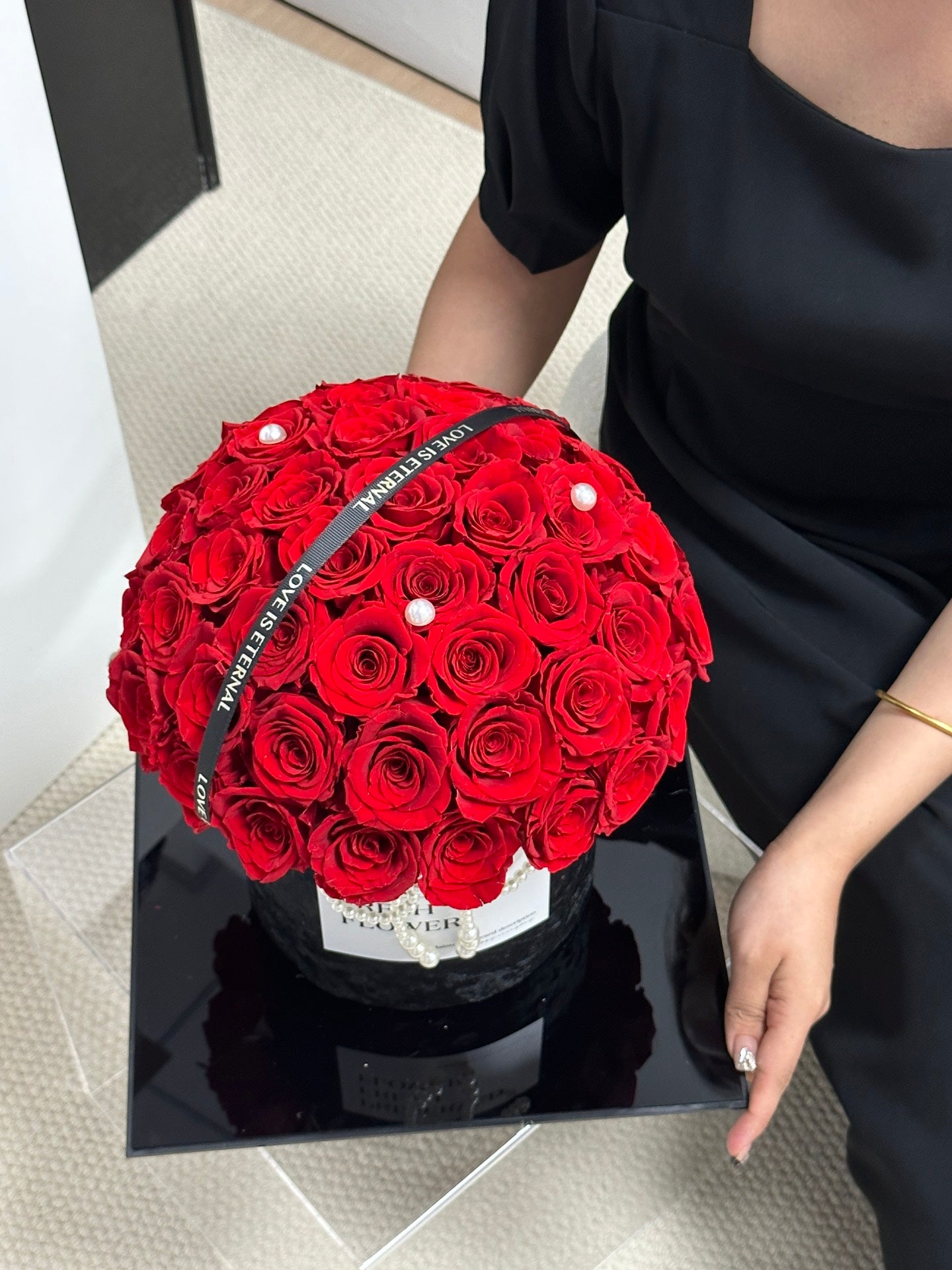 Eternal Rose Gift Box Real Flower Eternal Flower Luxury Birthday Gift Wedding Proposal Anniversary Gift Valentine's Day Gift Mother's Day Gift