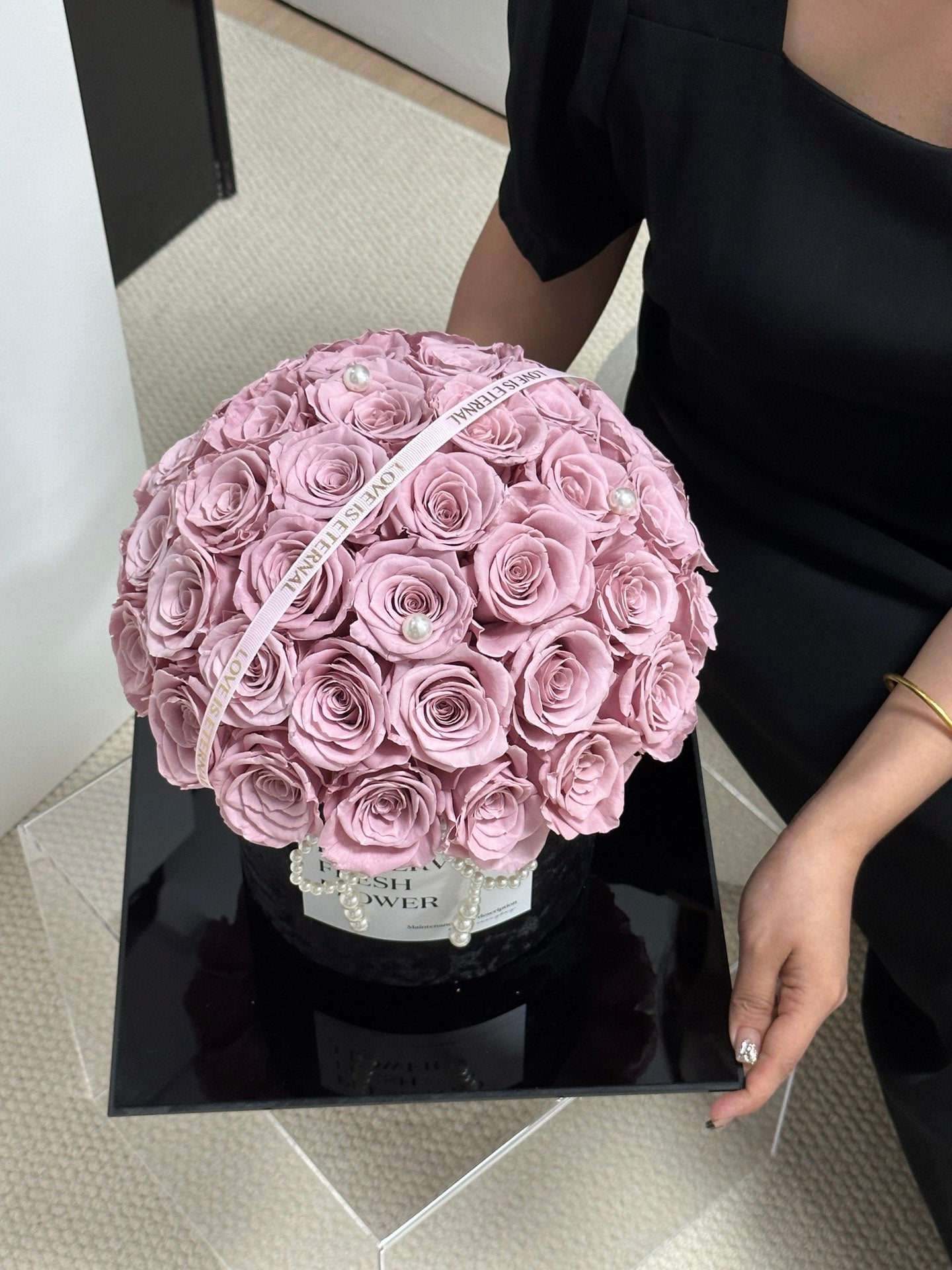 Eternal Rose Gift Box Real Flower Eternal Flower Luxury Birthday Gift Wedding Proposal Anniversary Gift Valentine's Day Gift Mother's Day Gift