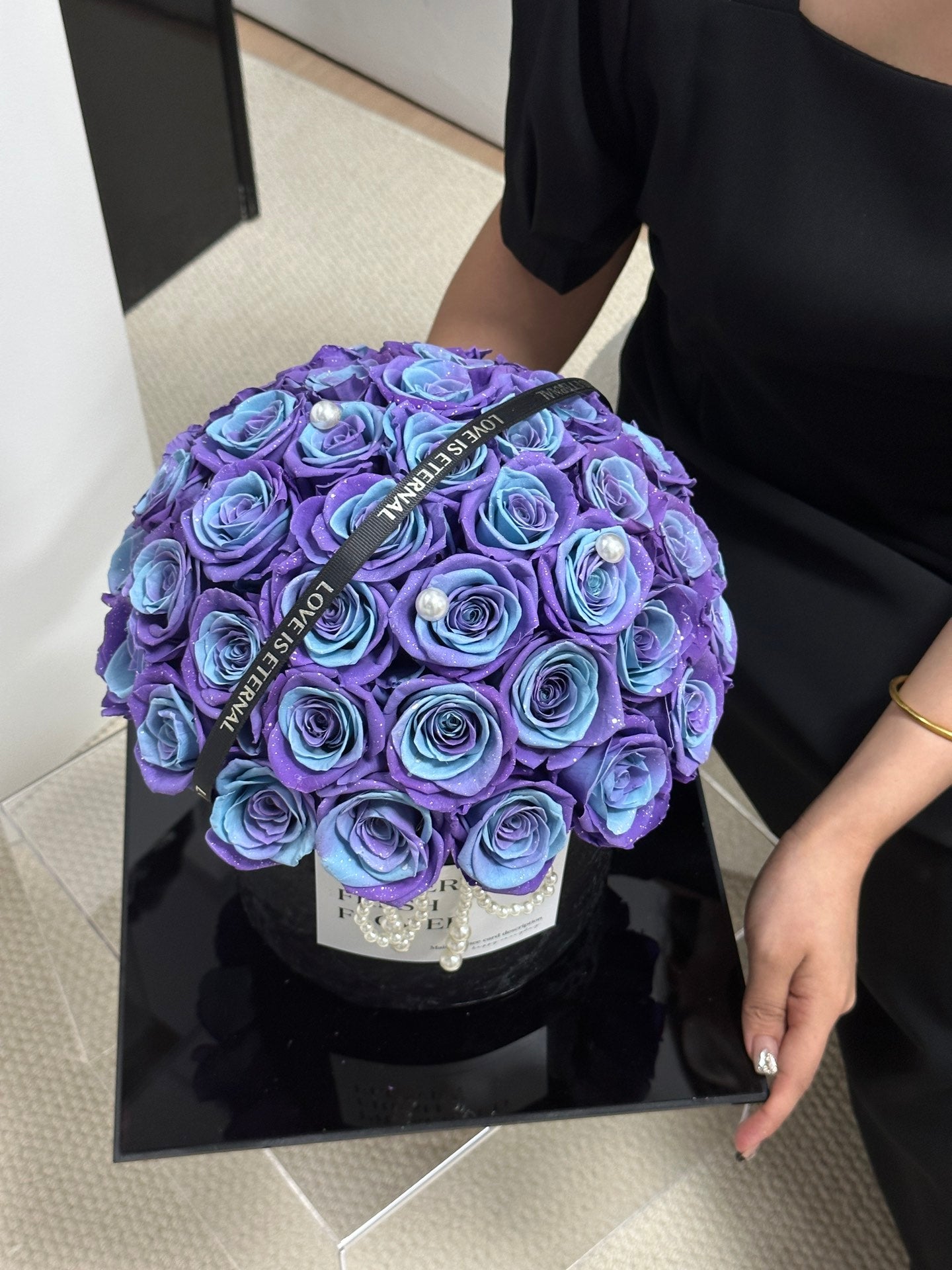 Eternal Rose Gift Box Real Flower Eternal Flower Luxury Birthday Gift Wedding Proposal Anniversary Gift Valentine's Day Gift Mother's Day Gift