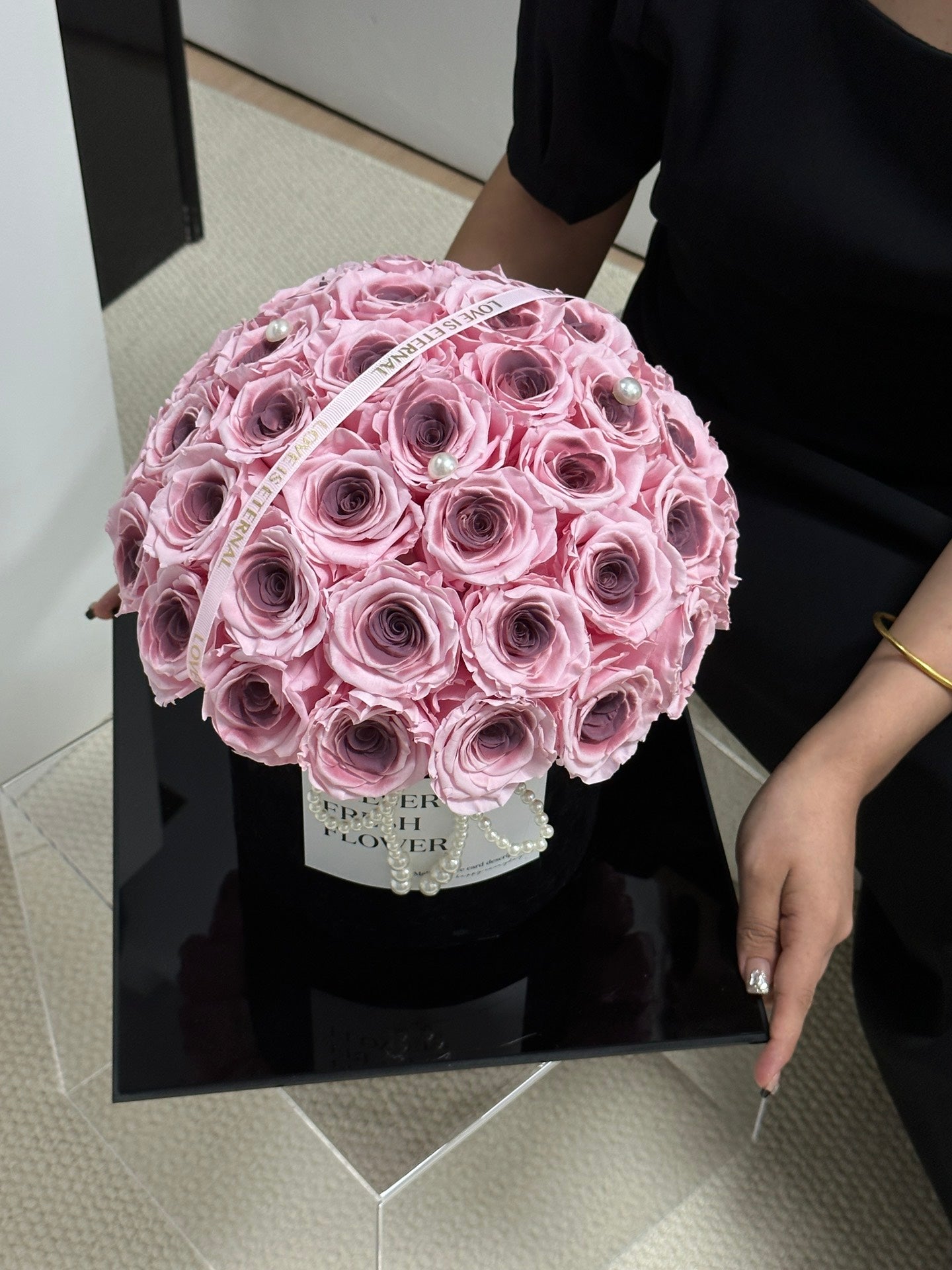 Eternal Rose Gift Box Real Flower Eternal Flower Luxury Birthday Gift Wedding Proposal Anniversary Gift Valentine's Day Gift Mother's Day Gift