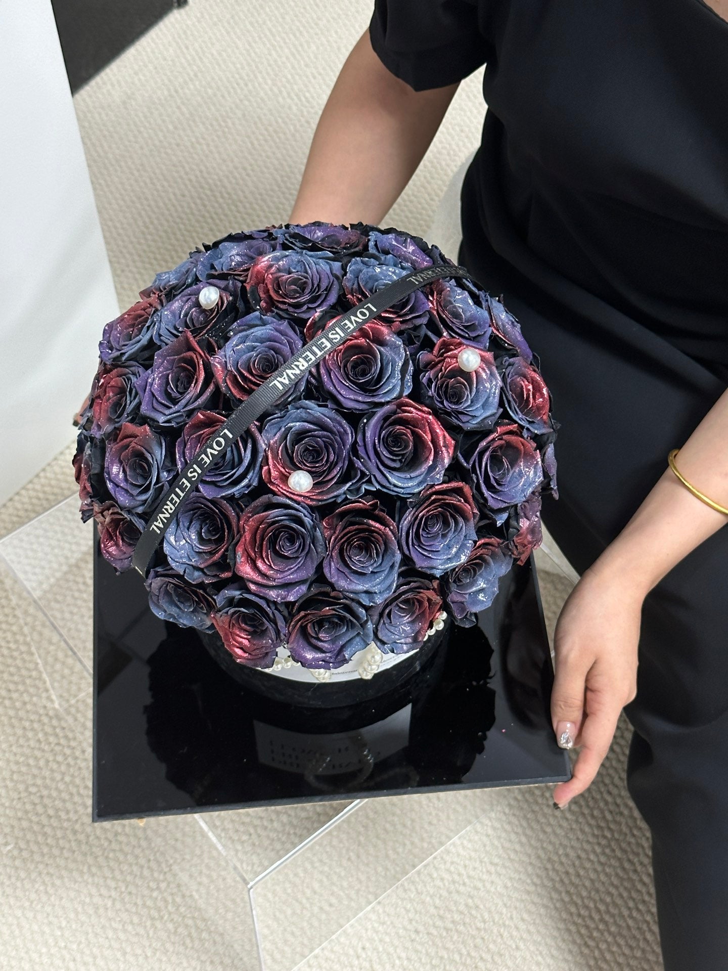 Eternal Rose Gift Box Real Flower Eternal Flower Luxury Birthday Gift Wedding Proposal Anniversary Gift Valentine's Day Gift Mother's Day Gift