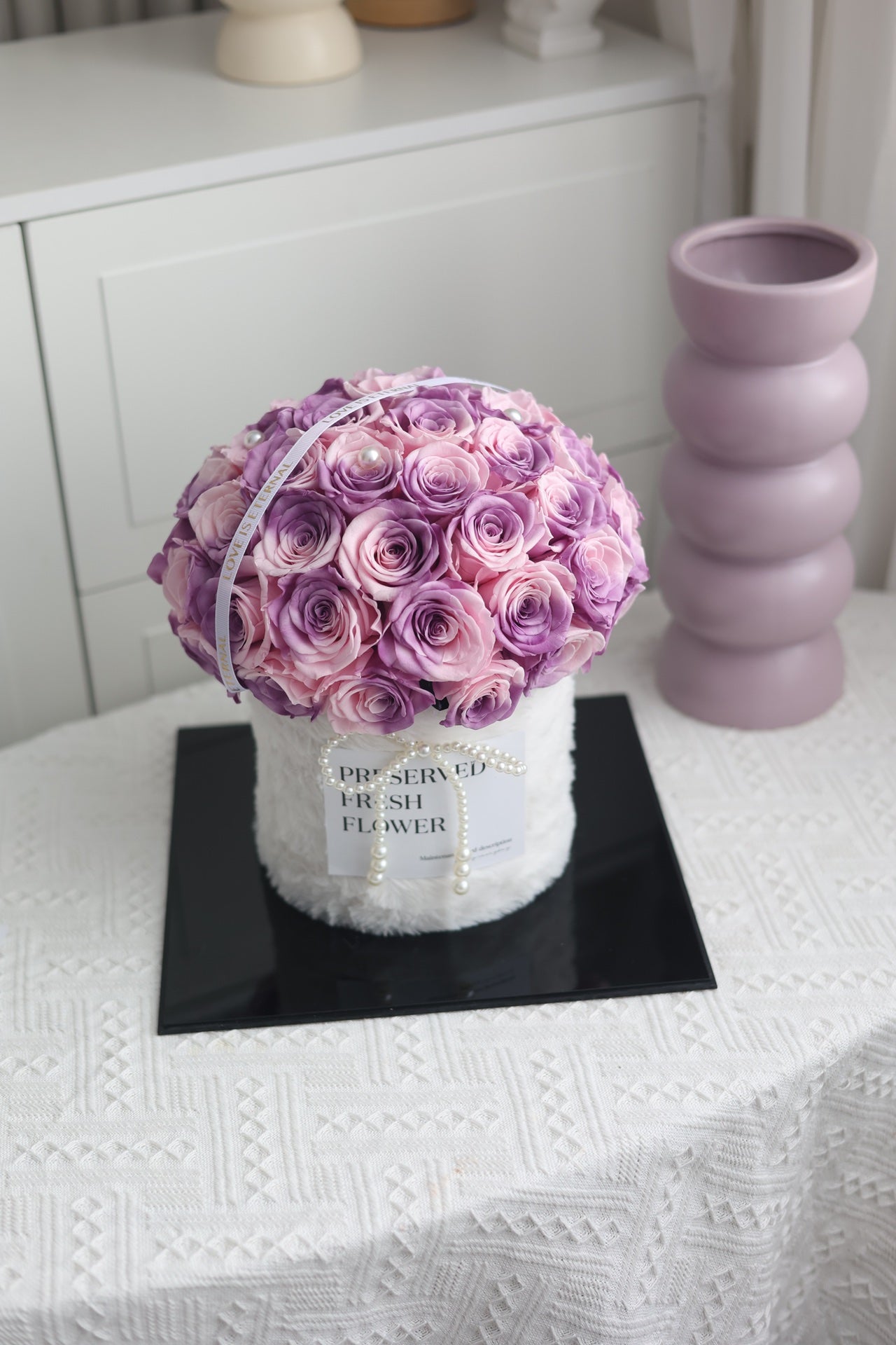 Eternal Rose Gift Box Real Flower Eternal Flower Luxury Birthday Gift Wedding Proposal Anniversary Gift Valentine's Day Gift Mother's Day Gift