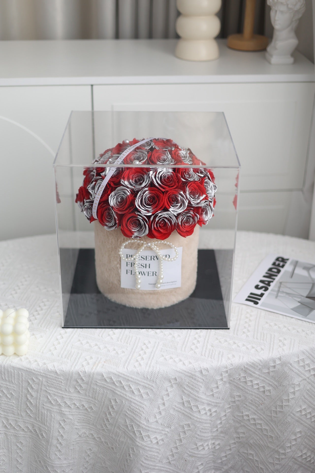 Eternal Rose Gift Box Real Flower Eternal Flower Luxury Birthday Gift Wedding Proposal Anniversary Gift Valentine's Day Gift Mother's Day Gift