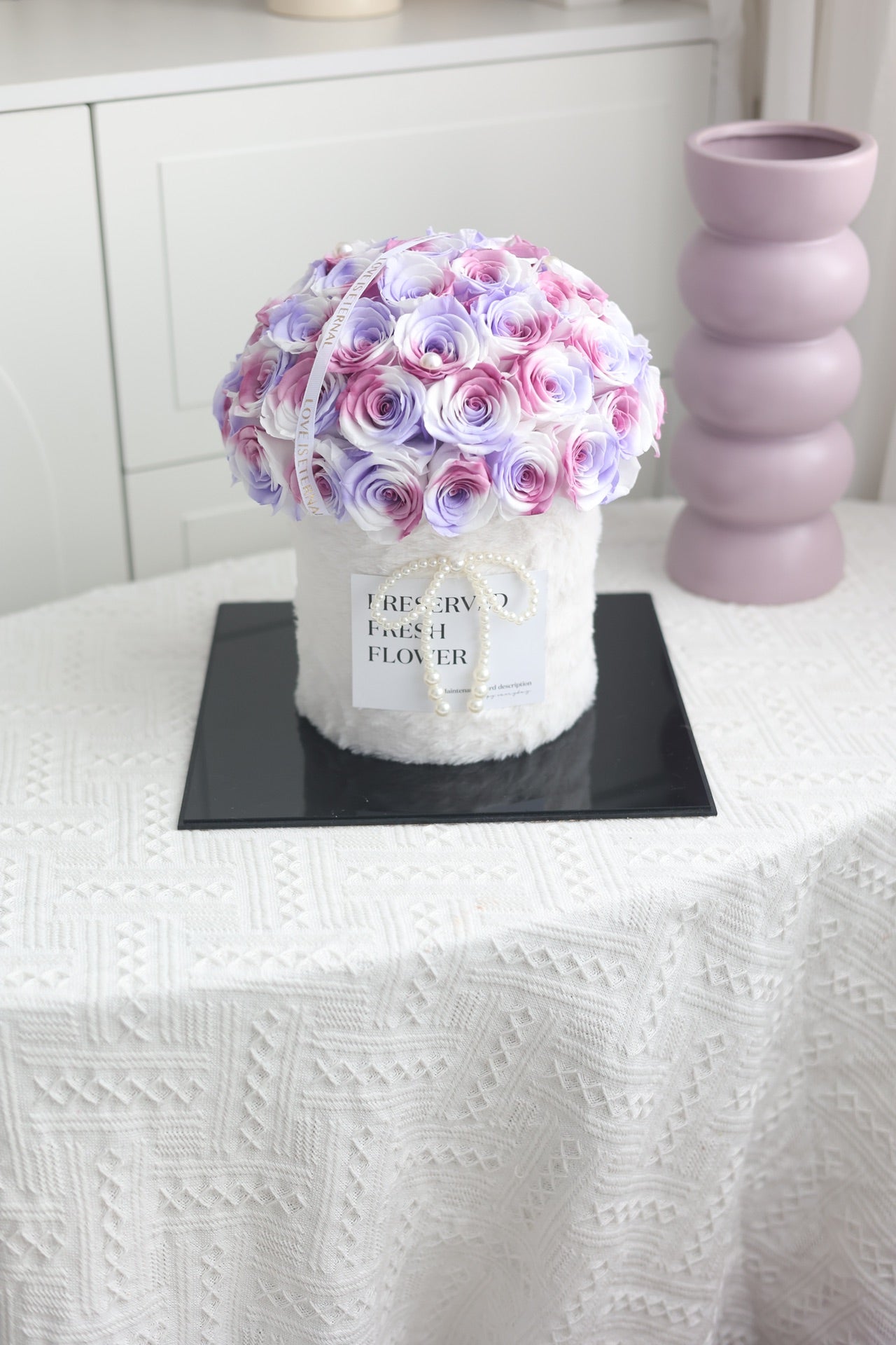 Eternal Rose Gift Box Real Flower Eternal Flower Luxury Birthday Gift Wedding Proposal Anniversary Gift Valentine's Day Gift Mother's Day Gift