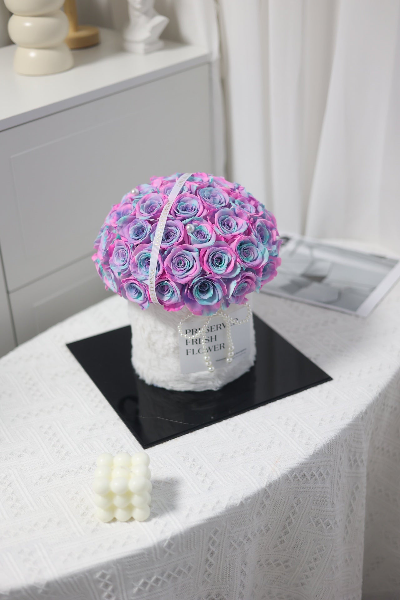 Eternal Rose Gift Box Real Flower Eternal Flower Luxury Birthday Gift Wedding Proposal Anniversary Gift Valentine's Day Gift Mother's Day Gift