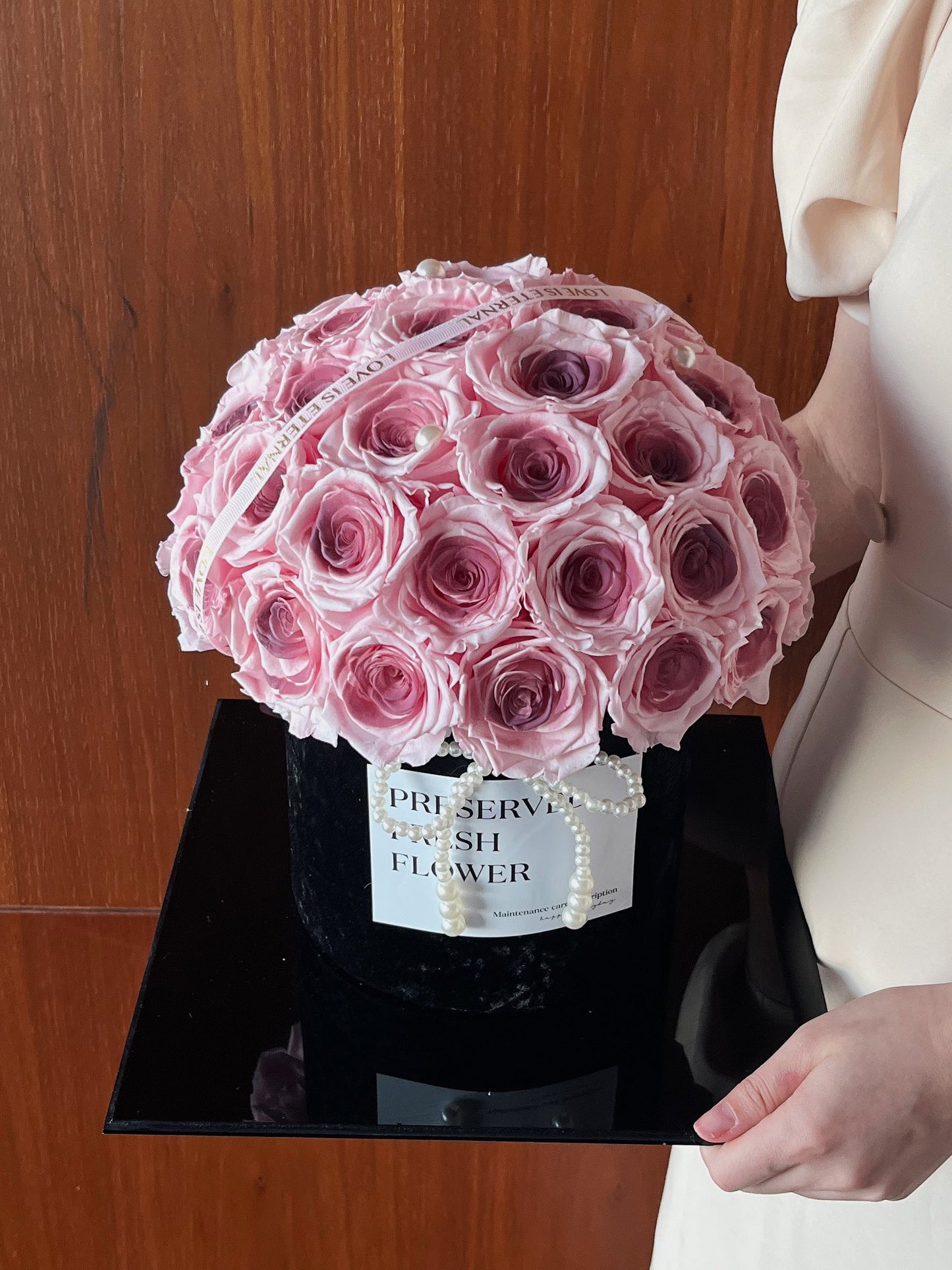 Eternal Rose Gift Box Real Flower Eternal Flower Luxury Birthday Gift Wedding Proposal Anniversary Gift Valentine's Day Gift Mother's Day Gift