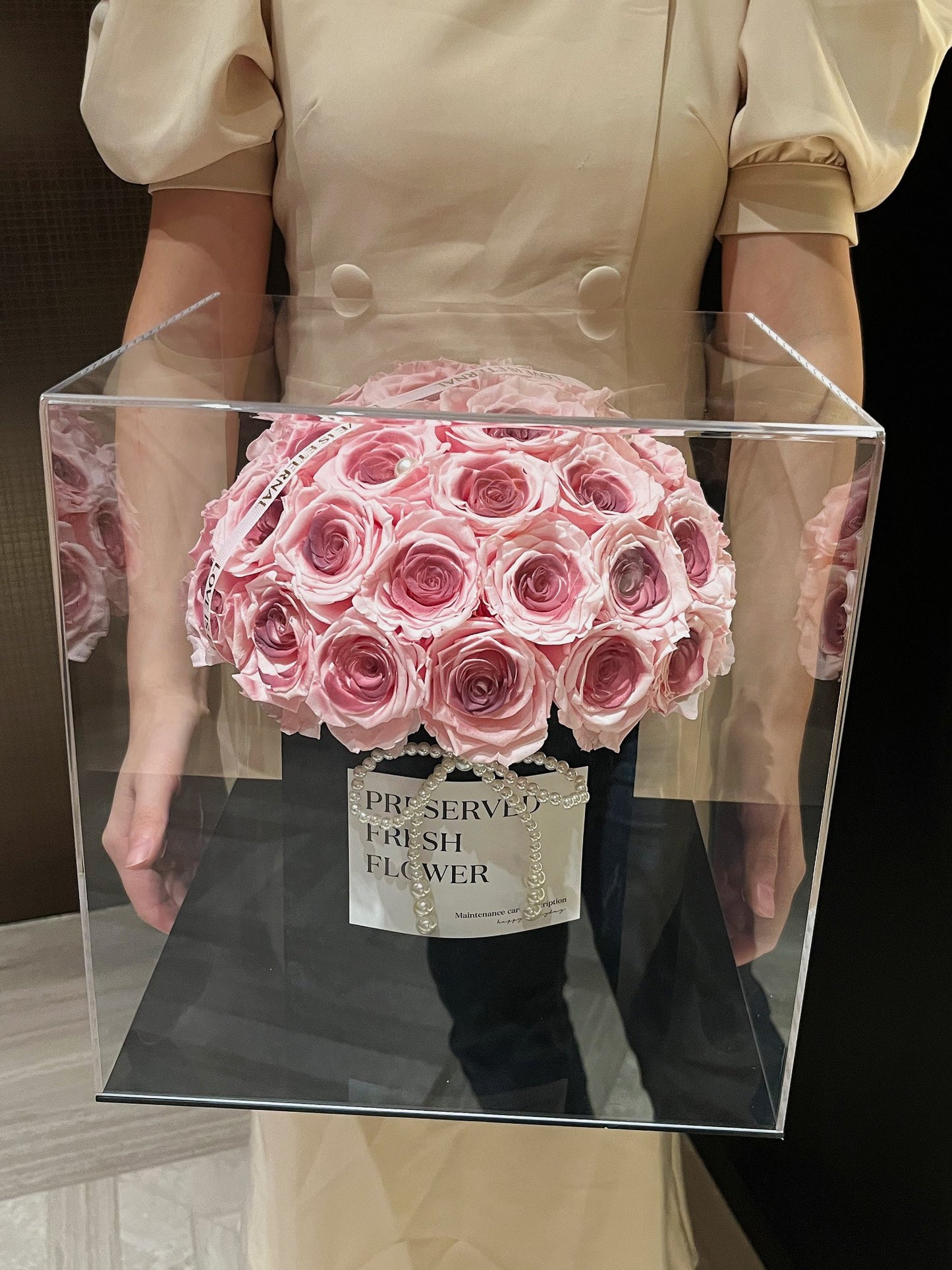 Eternal Rose Gift Box Real Flower Eternal Flower Luxury Birthday Gift Wedding Proposal Anniversary Gift Valentine's Day Gift Mother's Day Gift